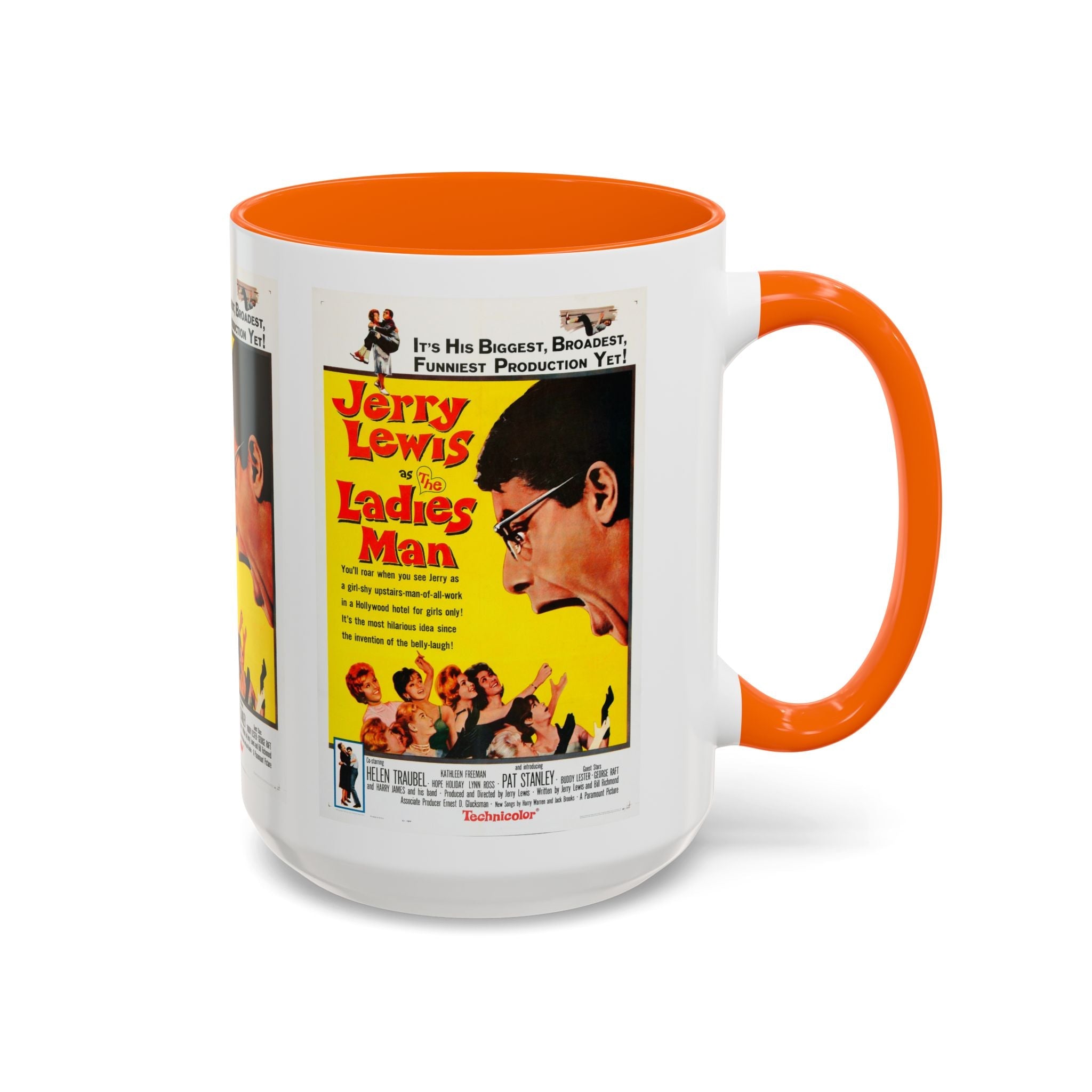 Cult Classic Movie Poster Art Accent Coffee Mug (11, 15oz) - Ladies Man 1961 - POPvault