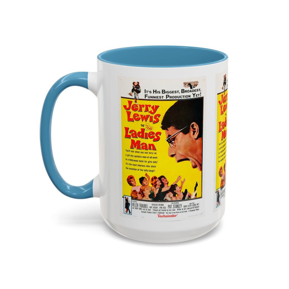 Cult Classic Movie Poster Art Accent Coffee Mug (11, 15oz) - Ladies Man 1961 - Mug