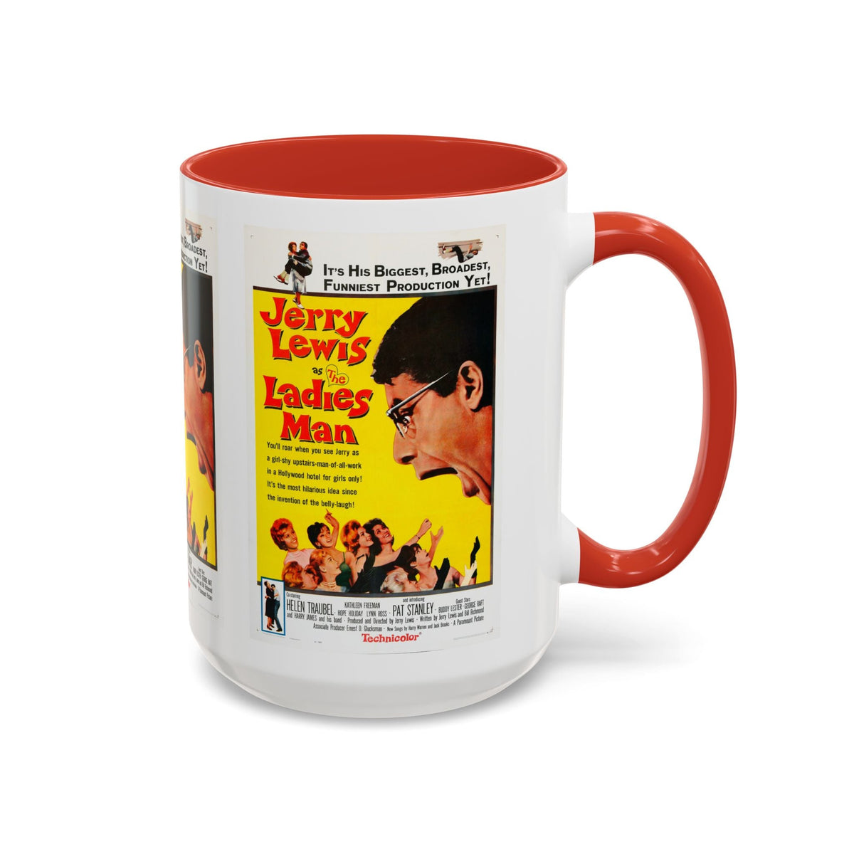 Cult Classic Movie Poster Art Accent Coffee Mug (11, 15oz) - Ladies Man 1961 - Mug