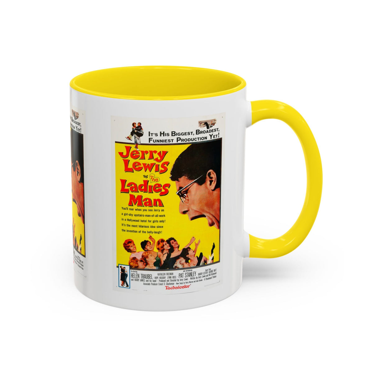 Cult Classic Movie Poster Art Accent Coffee Mug (11, 15oz) - Ladies Man 1961 - Mug