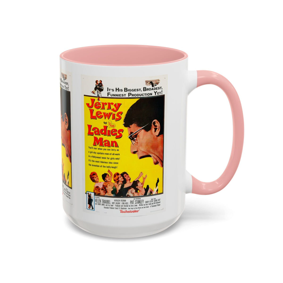 Cult Classic Movie Poster Art Accent Coffee Mug (11, 15oz) - Ladies Man 1961 - Mug