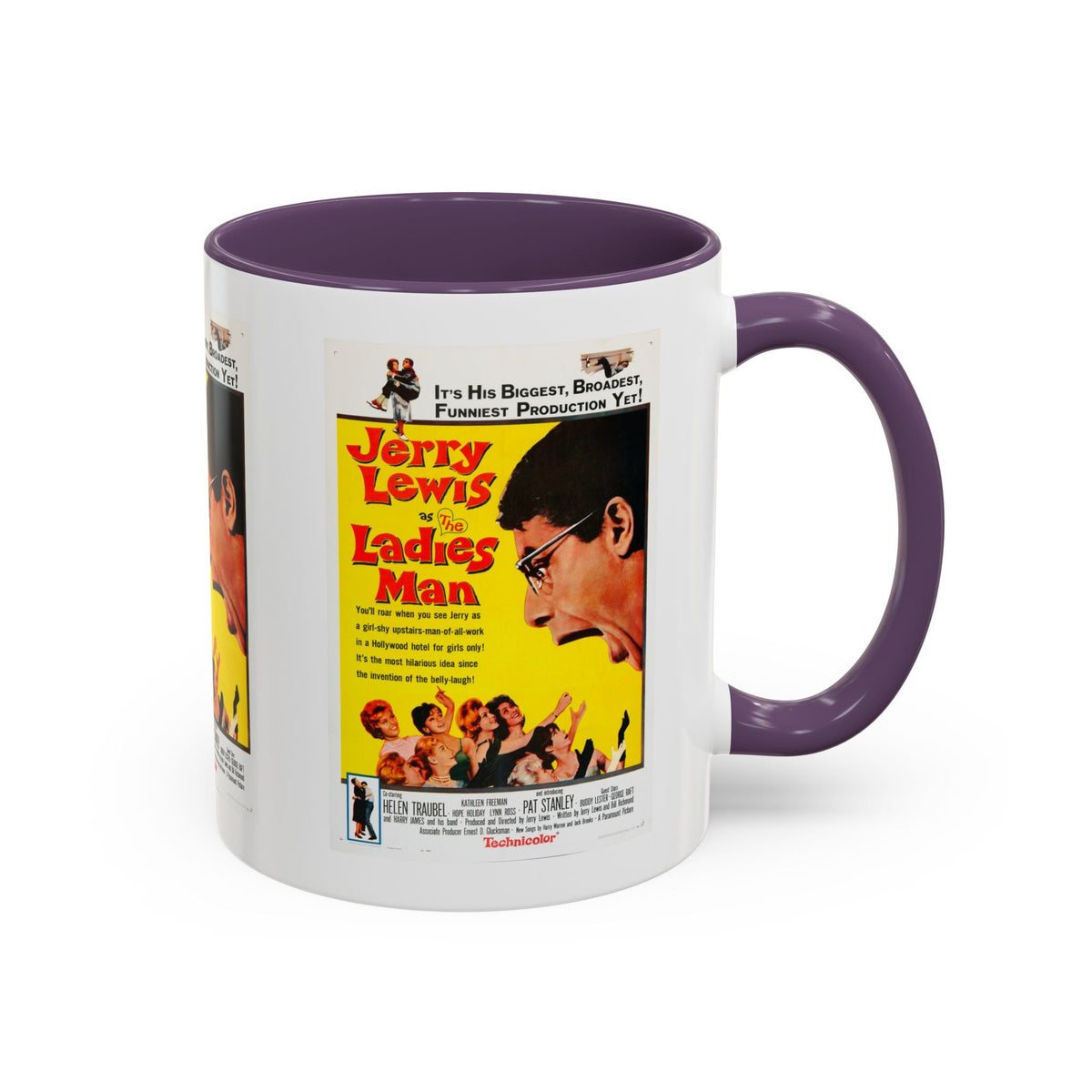 Cult Classic Movie Poster Art Accent Coffee Mug (11, 15oz) - Ladies Man 1961 - Mug