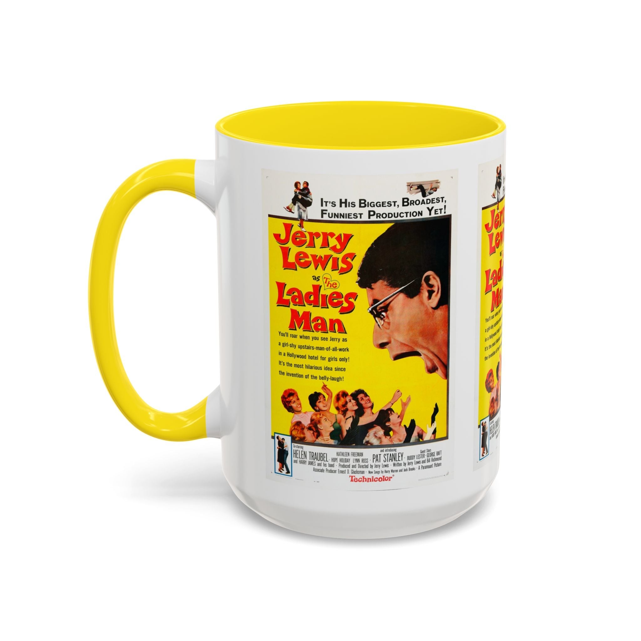 Cult Classic Movie Poster Art Accent Coffee Mug (11, 15oz) - Ladies Man 1961 - POPvault