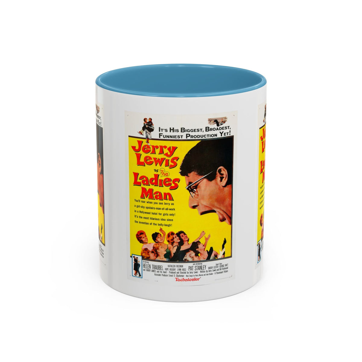 Cult Classic Movie Poster Art Accent Coffee Mug (11, 15oz) - Ladies Man 1961 - Mug