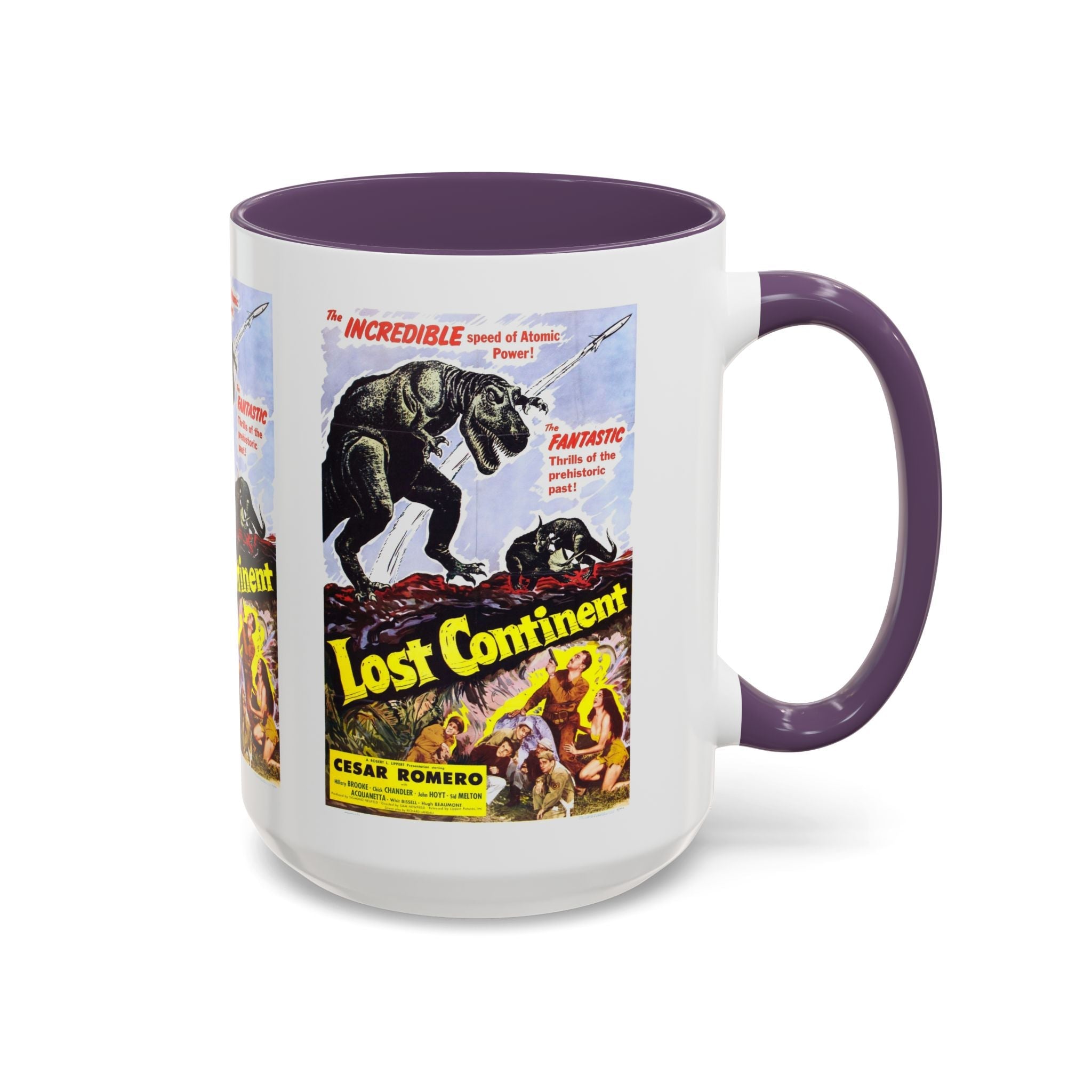 Cult Classic Movie Poster Art Accent Coffee Mug (11, 15oz) - Lost Continent 1951 - POPvault