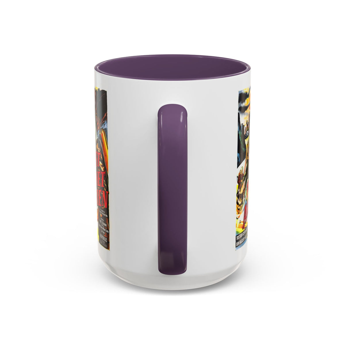 Cult Classic Movie Poster Art Accent Coffee Mug (11, 15oz) - Lost Planet Airmen 1951 - Mug