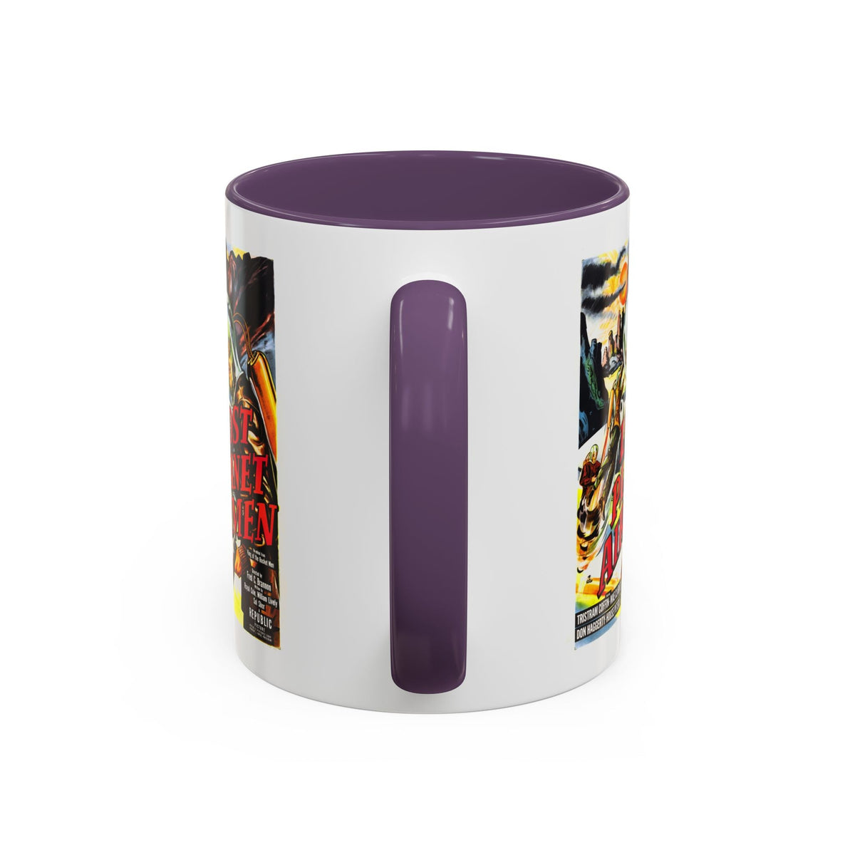 Cult Classic Movie Poster Art Accent Coffee Mug (11, 15oz) - Lost Planet Airmen 1951 - Mug