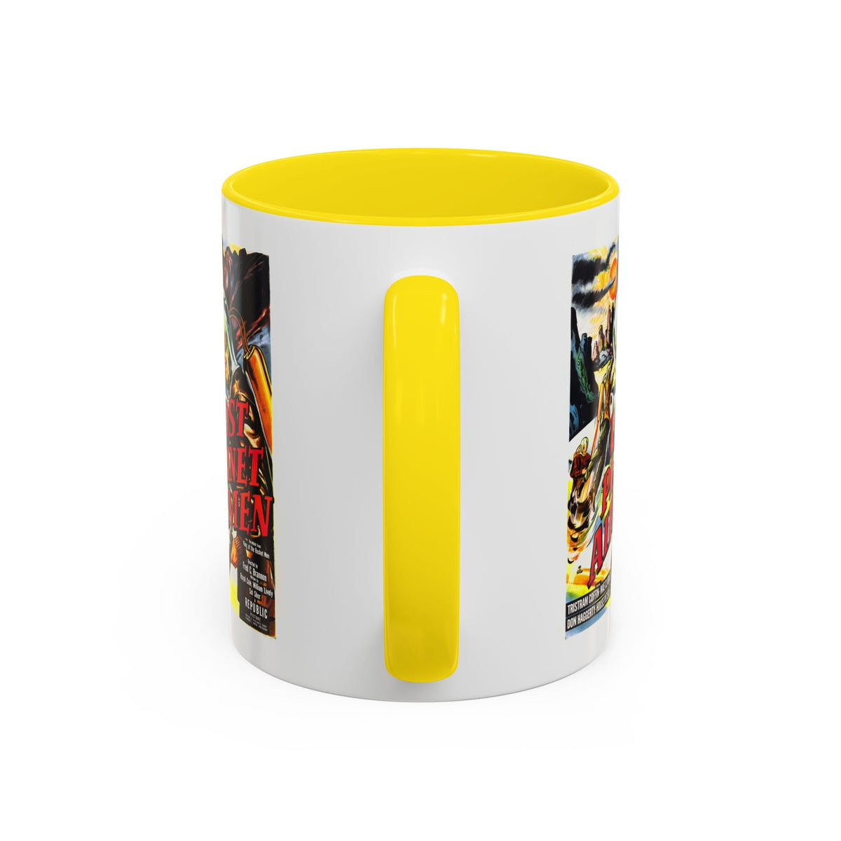 Cult Classic Movie Poster Art Accent Coffee Mug (11, 15oz) - Lost Planet Airmen 1951 - Mug