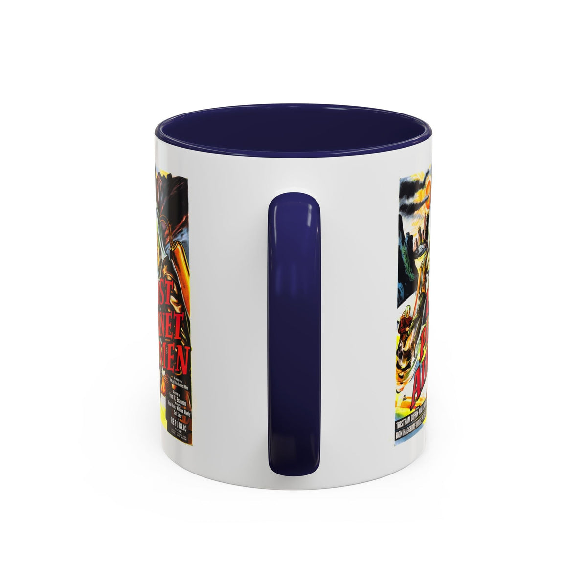 Cult Classic Movie Poster Art Accent Coffee Mug (11, 15oz) - Lost Planet Airmen 1951 - Mug
