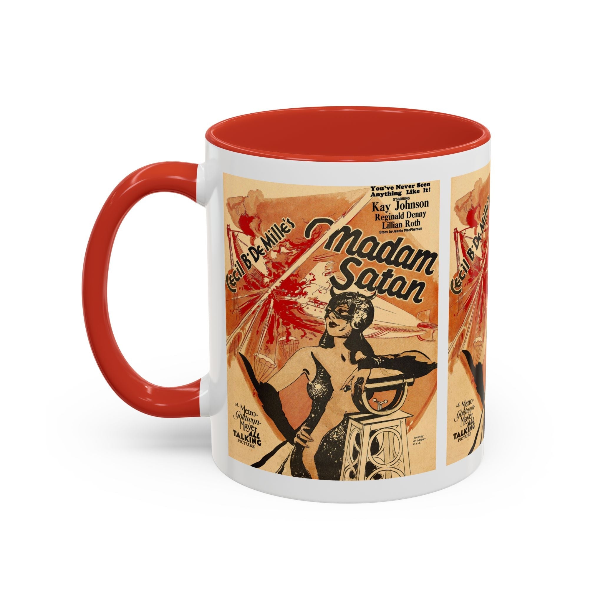 Cult Classic Movie Poster Art Accent Coffee Mug (11, 15oz) - Madame Satan 1930 - POPvault