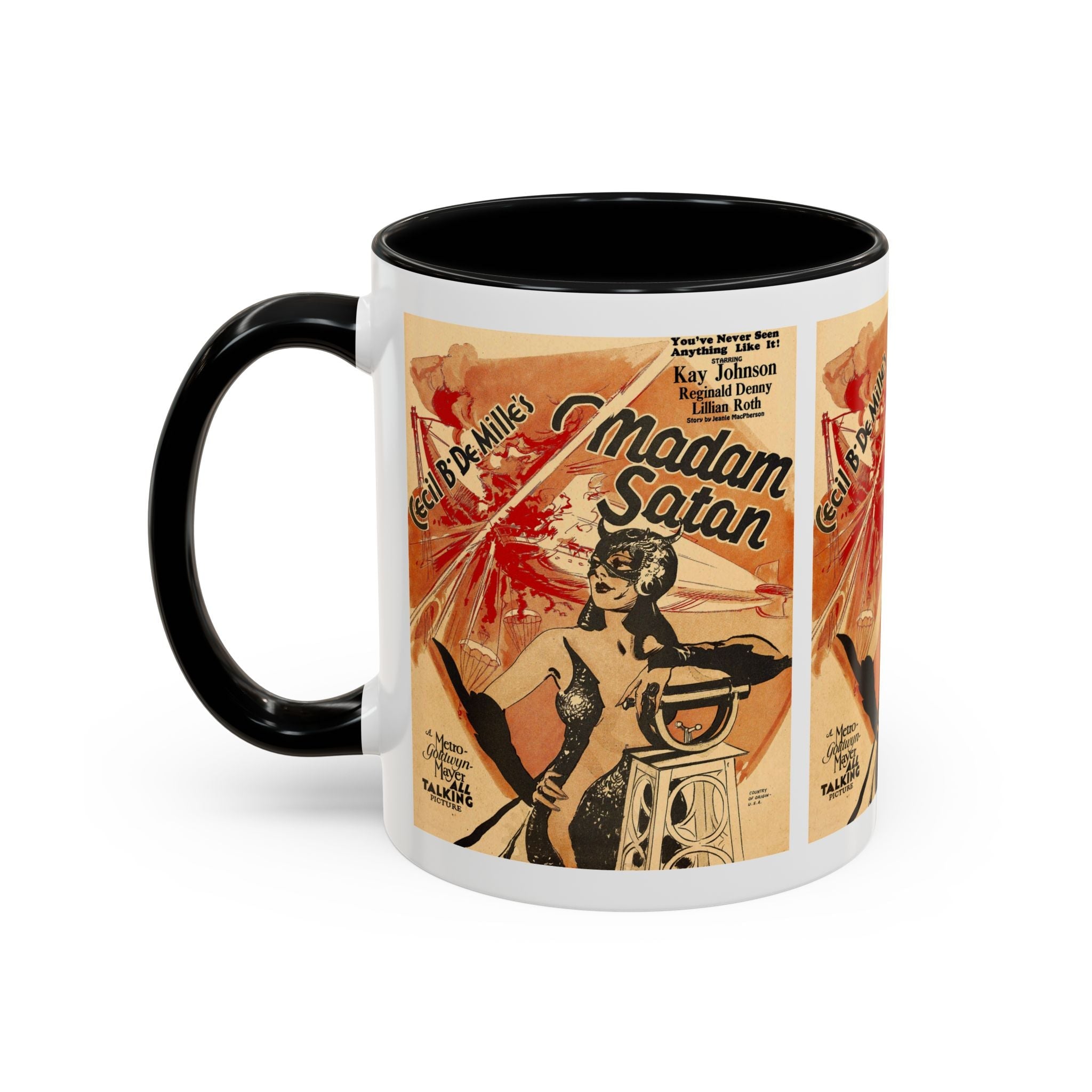 Cult Classic Movie Poster Art Accent Coffee Mug (11, 15oz) - Madame Satan 1930 - POPvault