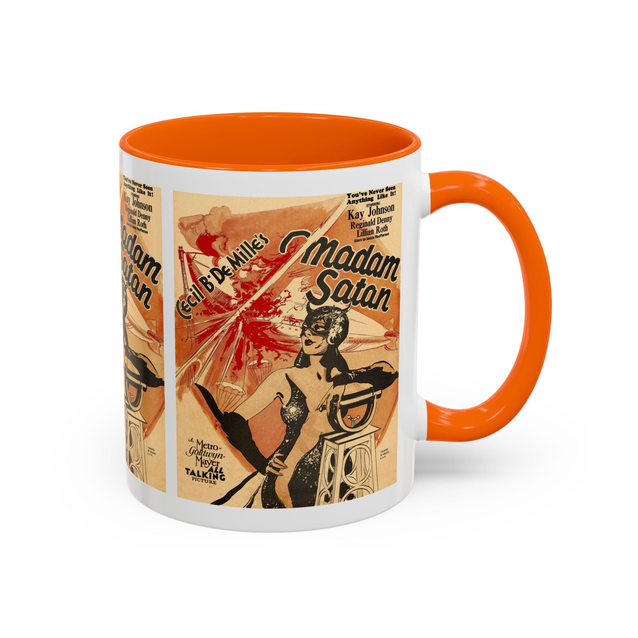 Cult Classic Movie Poster Art Accent Coffee Mug (11, 15oz) - Madame Satan 1930 - POPvault