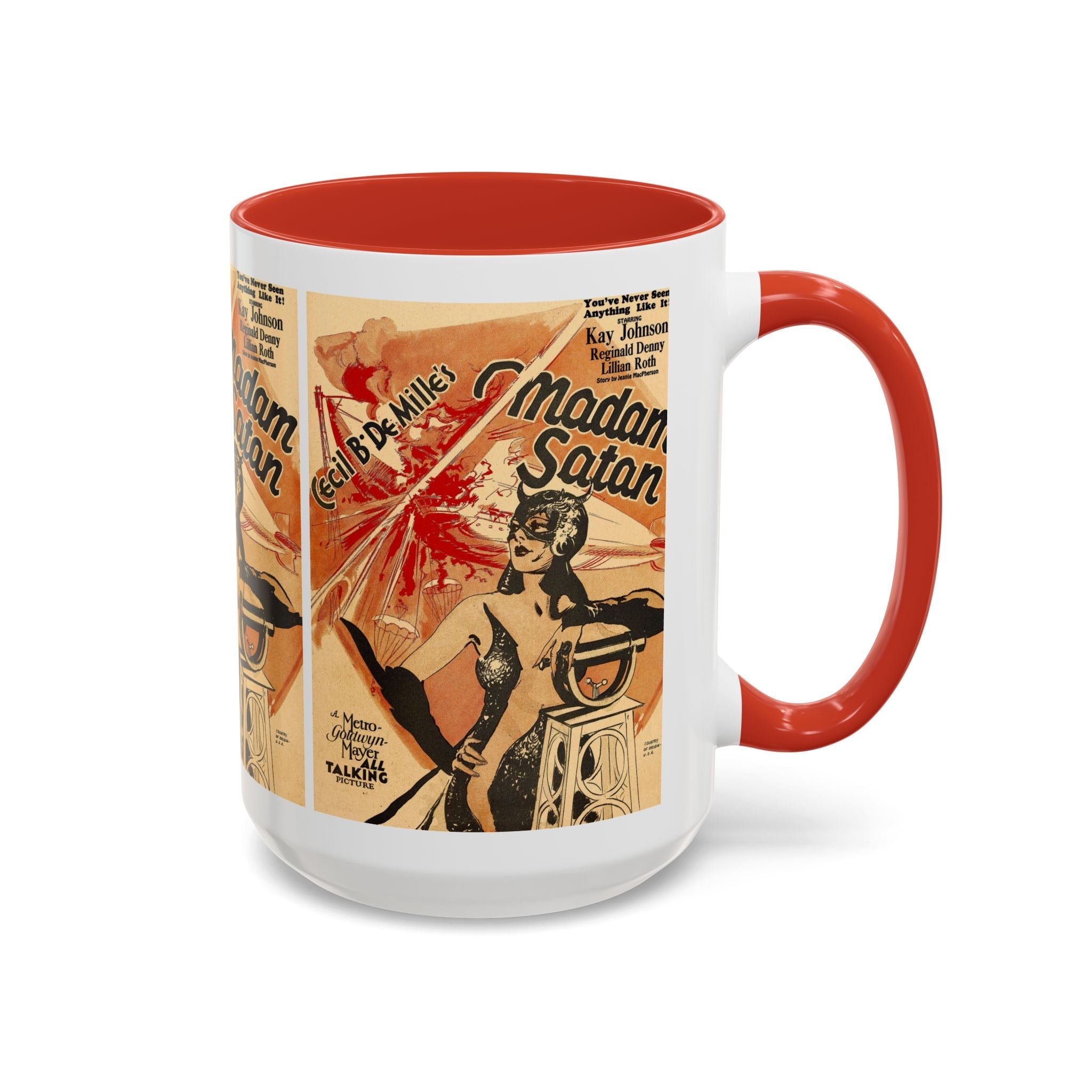 Cult Classic Movie Poster Art Accent Coffee Mug (11, 15oz) - Madame Satan 1930 - POPvault