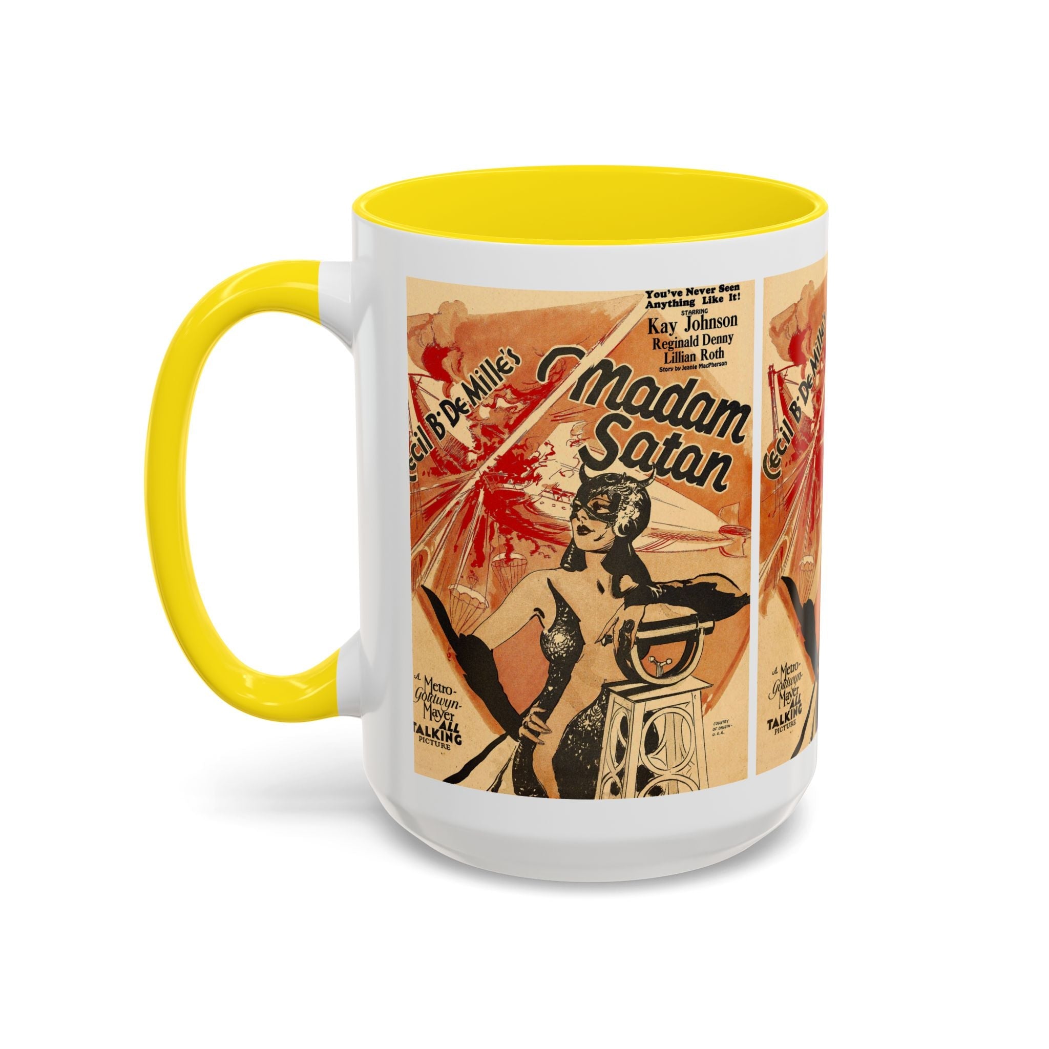 Cult Classic Movie Poster Art Accent Coffee Mug (11, 15oz) - Madame Satan 1930 - POPvault