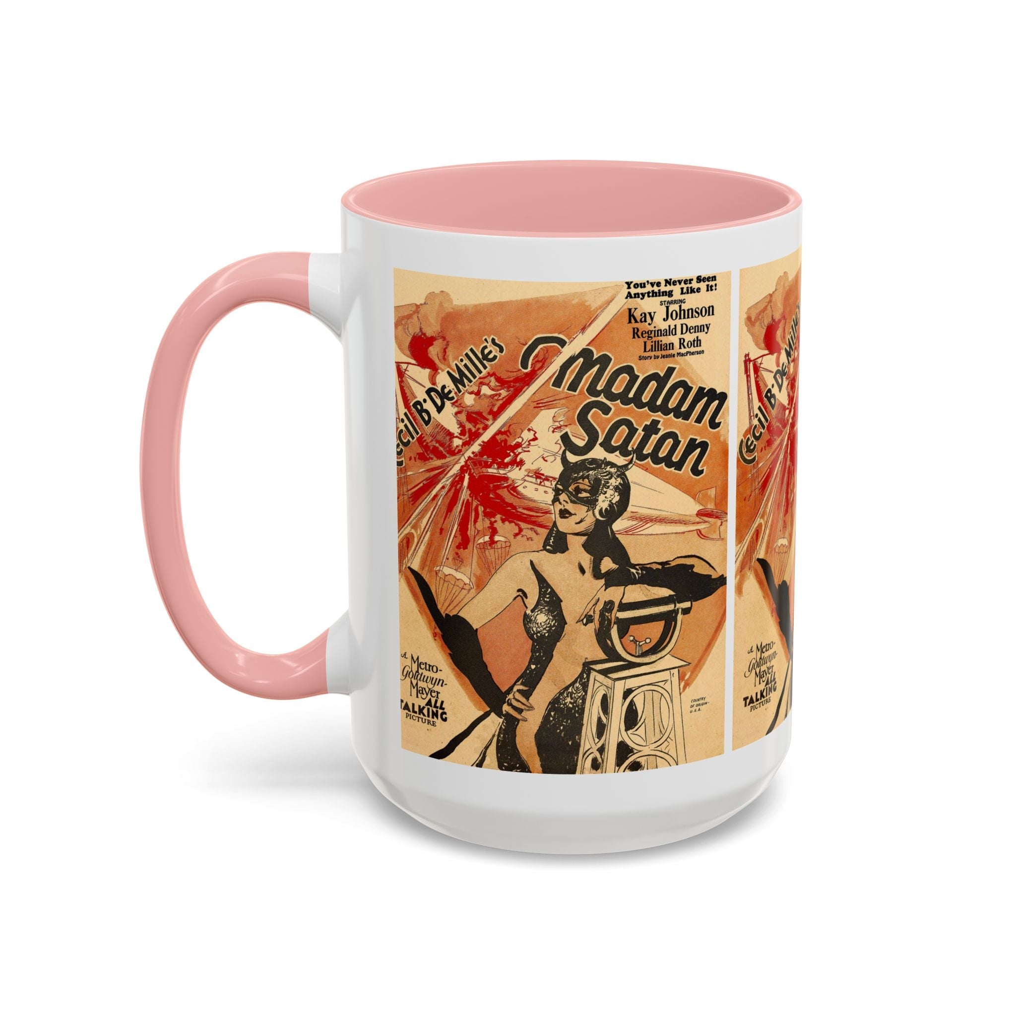 Cult Classic Movie Poster Art Accent Coffee Mug (11, 15oz) - Madame Satan 1930 - POPvault
