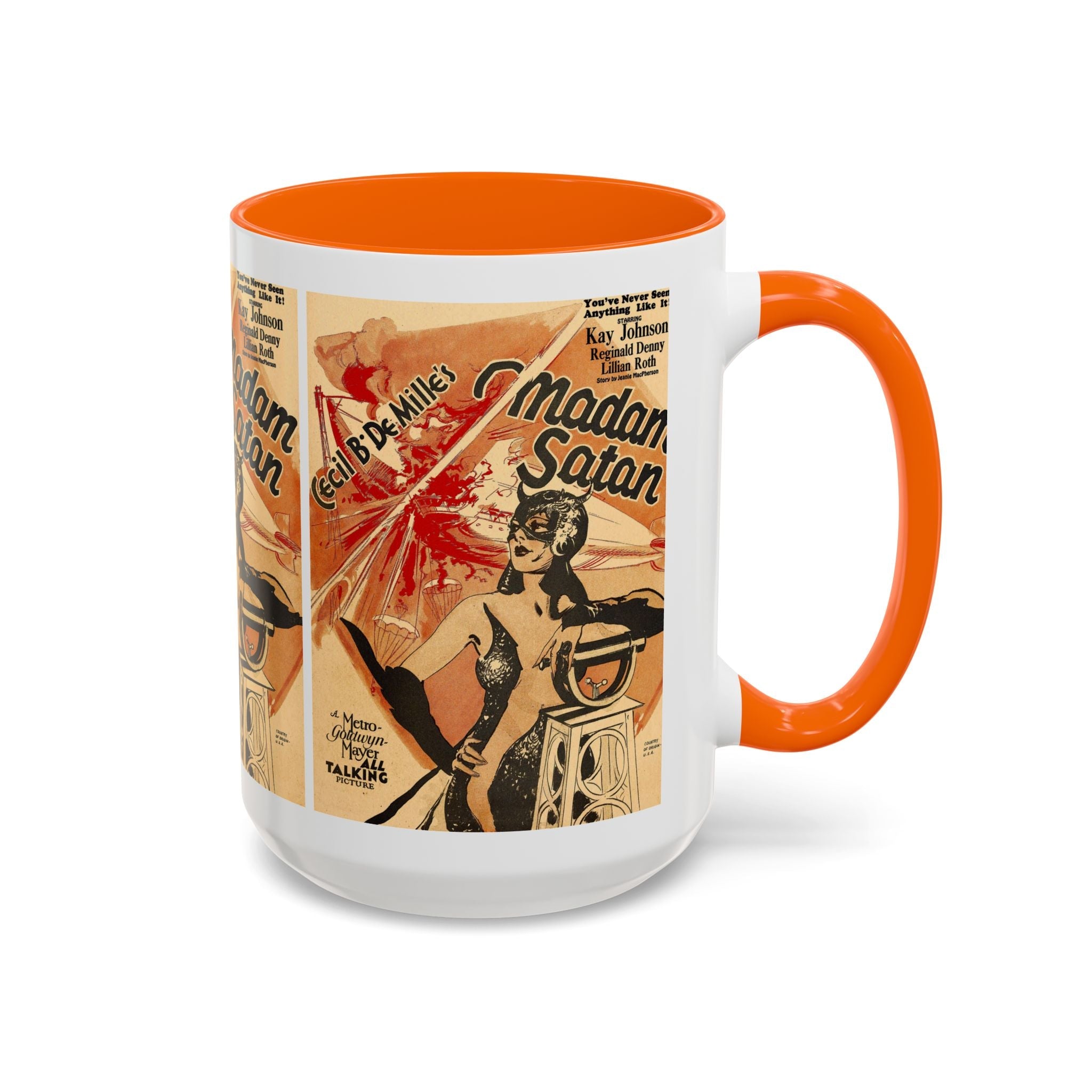 Cult Classic Movie Poster Art Accent Coffee Mug (11, 15oz) - Madame Satan 1930 - POPvault