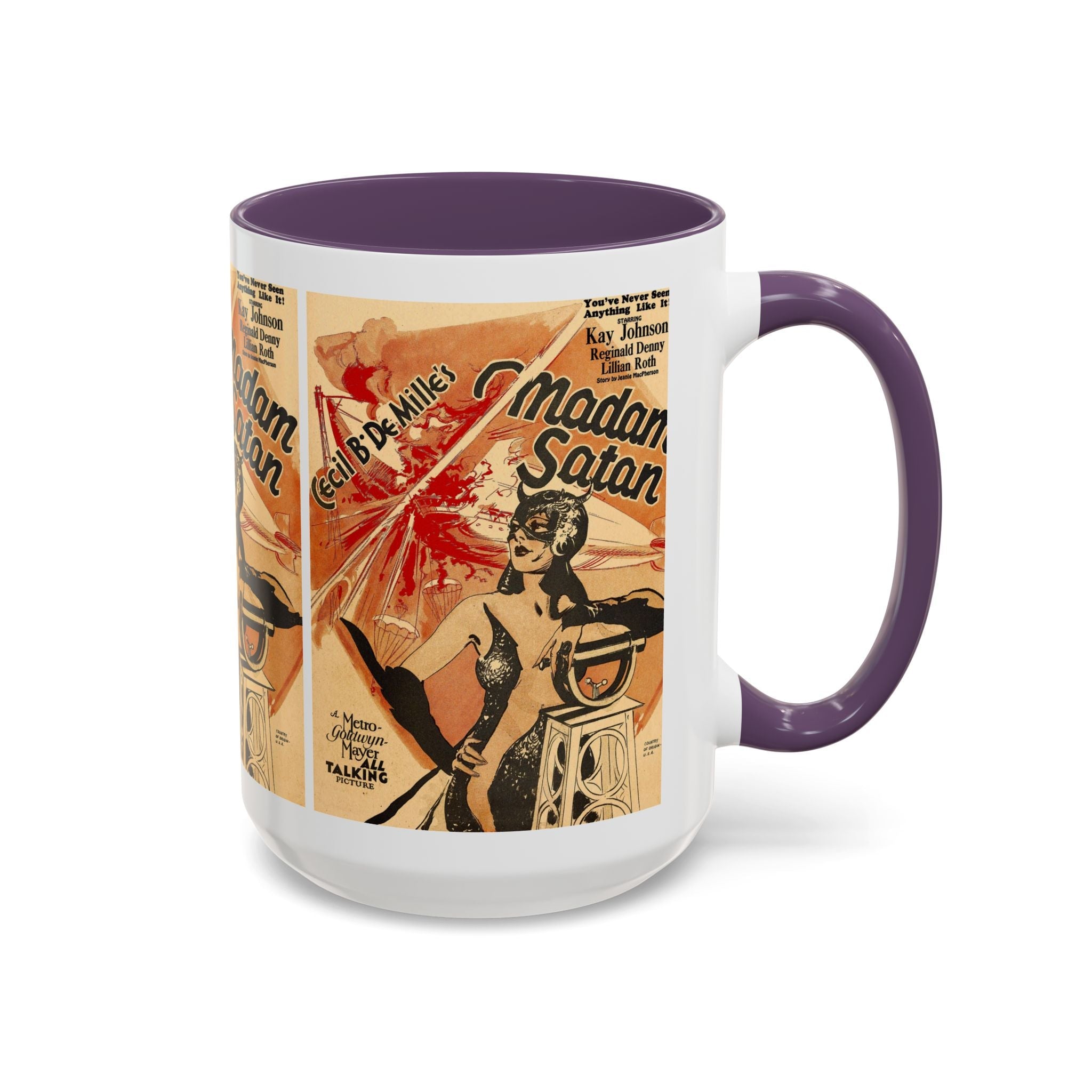 Cult Classic Movie Poster Art Accent Coffee Mug (11, 15oz) - Madame Satan 1930 - POPvault
