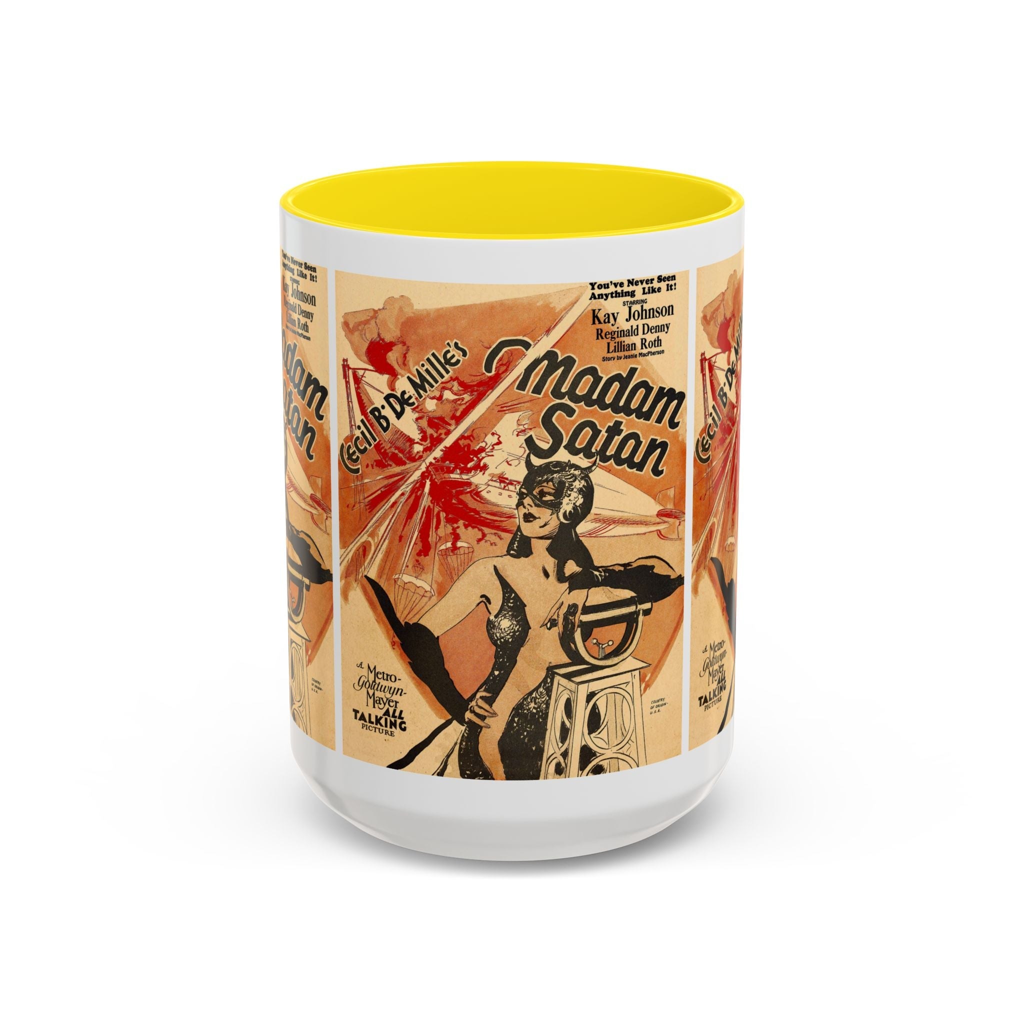 Cult Classic Movie Poster Art Accent Coffee Mug (11, 15oz) - Madame Satan 1930 - POPvault