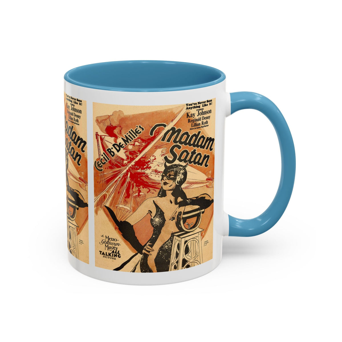 Cult Classic Movie Poster Art Accent Coffee Mug (11, 15oz) - Madame Satan 1930 - Mug