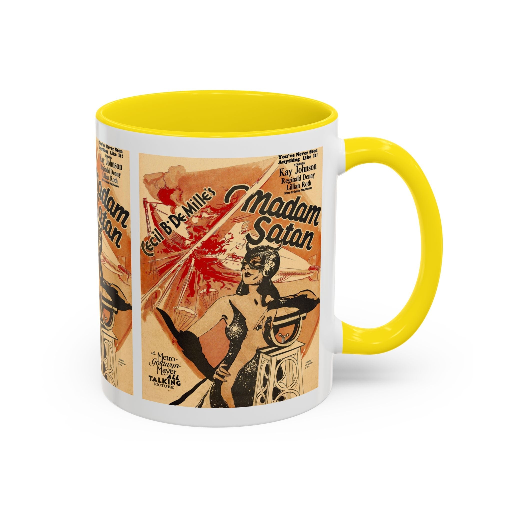 Cult Classic Movie Poster Art Accent Coffee Mug (11, 15oz) - Madame Satan 1930 - POPvault