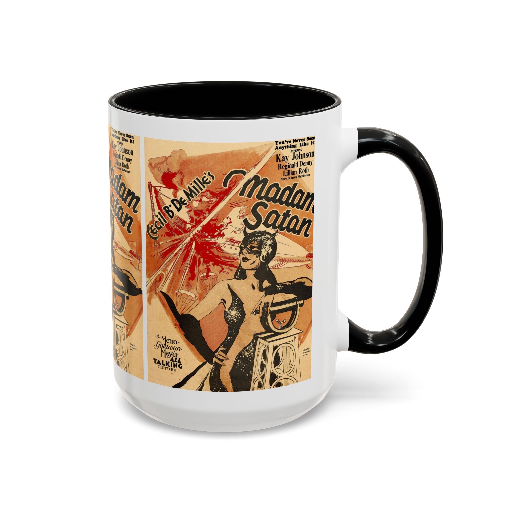Cult Classic Movie Poster Art Accent Coffee Mug (11, 15oz) - Madame Satan 1930 - POPvault
