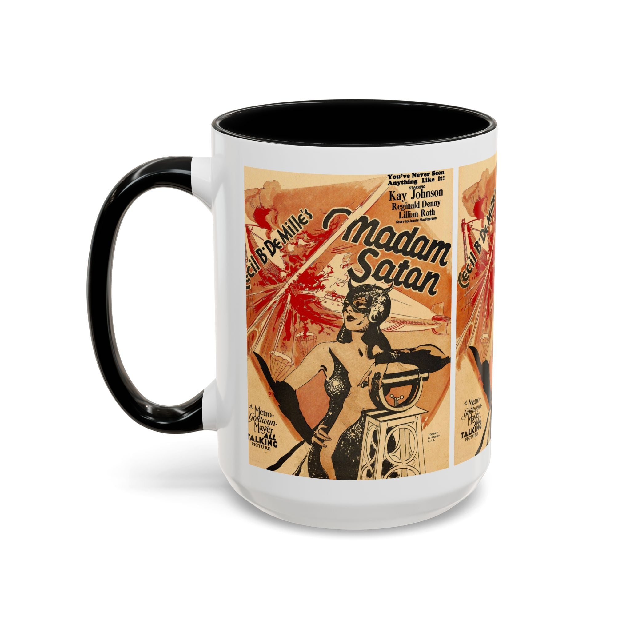 Cult Classic Movie Poster Art Accent Coffee Mug (11, 15oz) - Madame Satan 1930 - POPvault