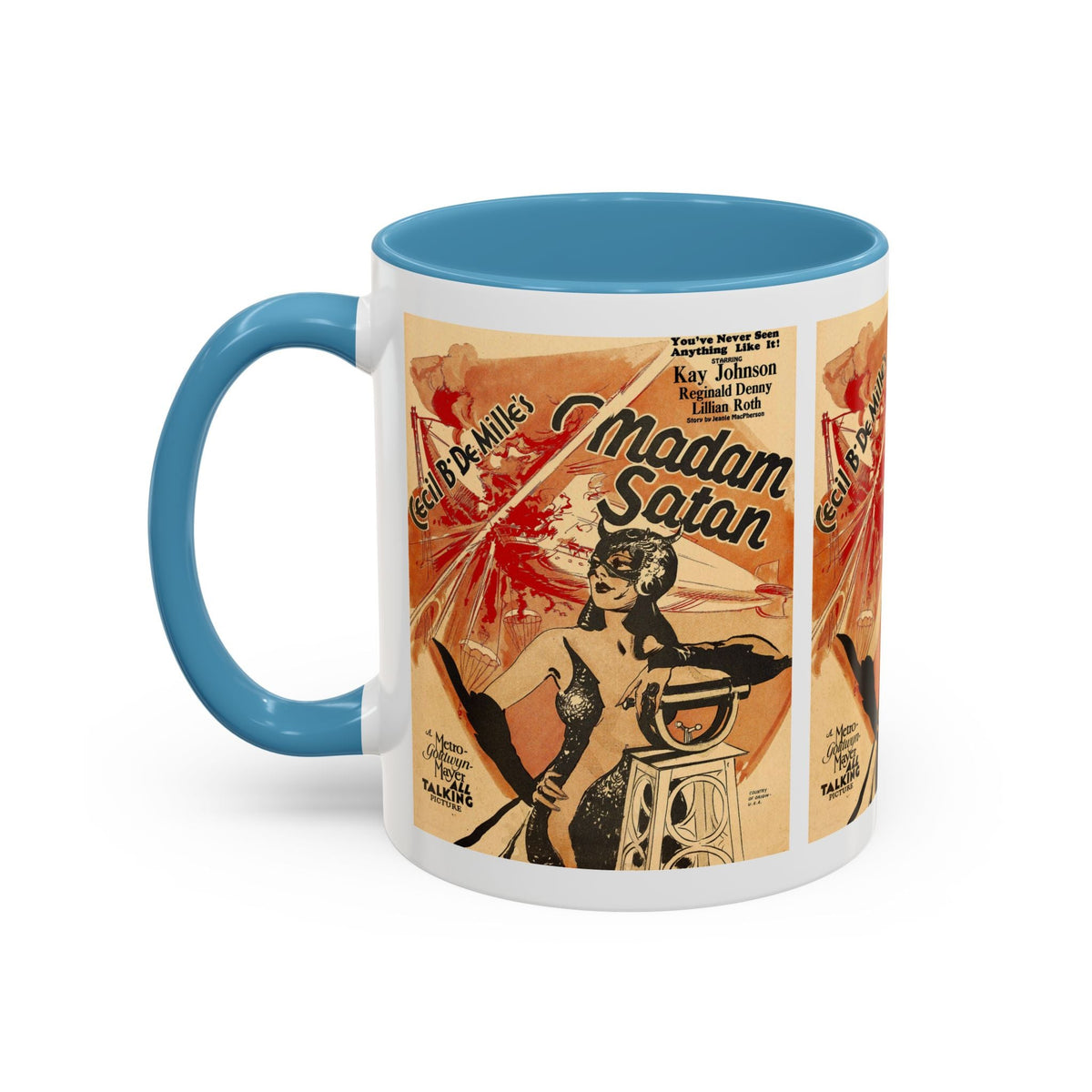 Cult Classic Movie Poster Art Accent Coffee Mug (11, 15oz) - Madame Satan 1930 - Mug