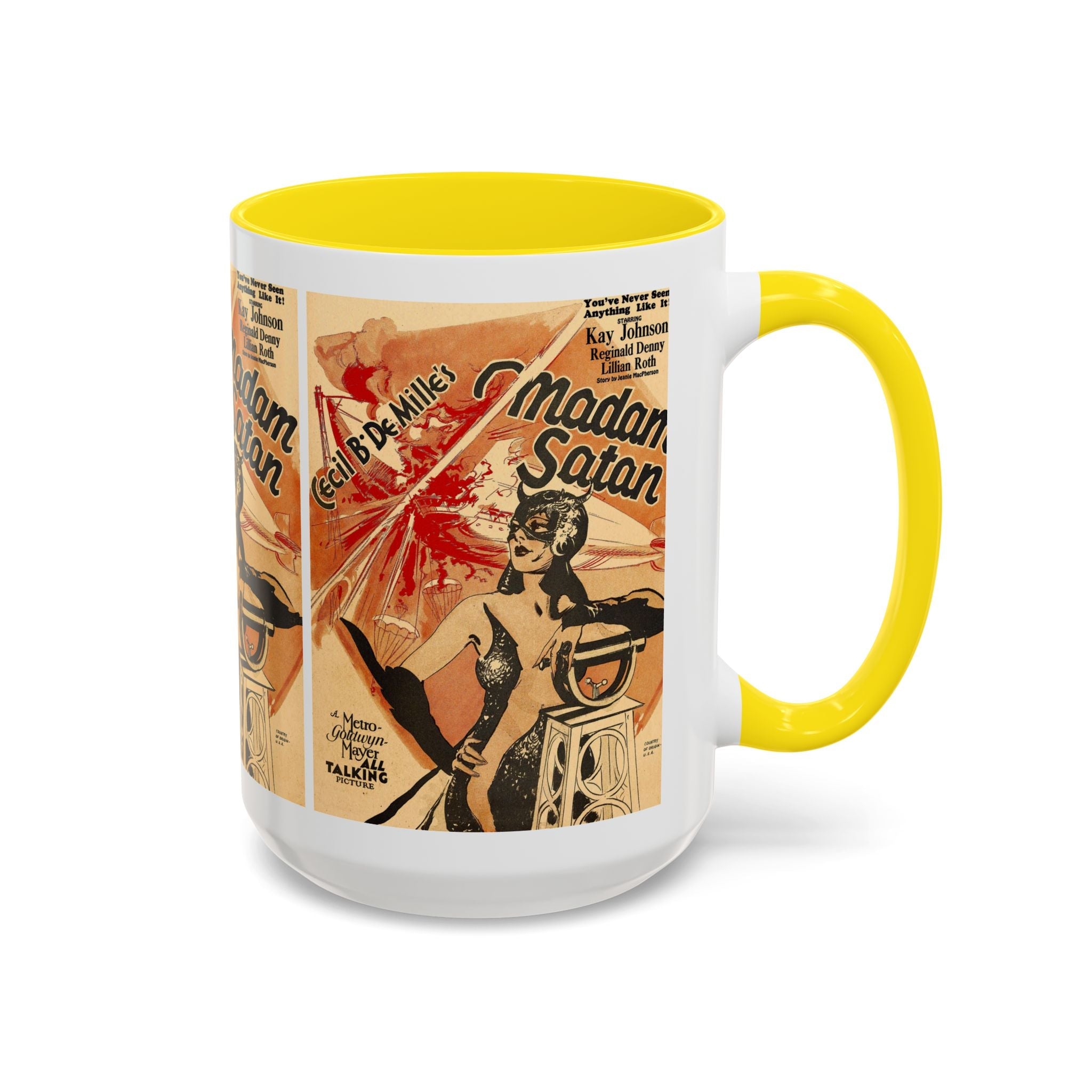 Cult Classic Movie Poster Art Accent Coffee Mug (11, 15oz) - Madame Satan 1930 - POPvault