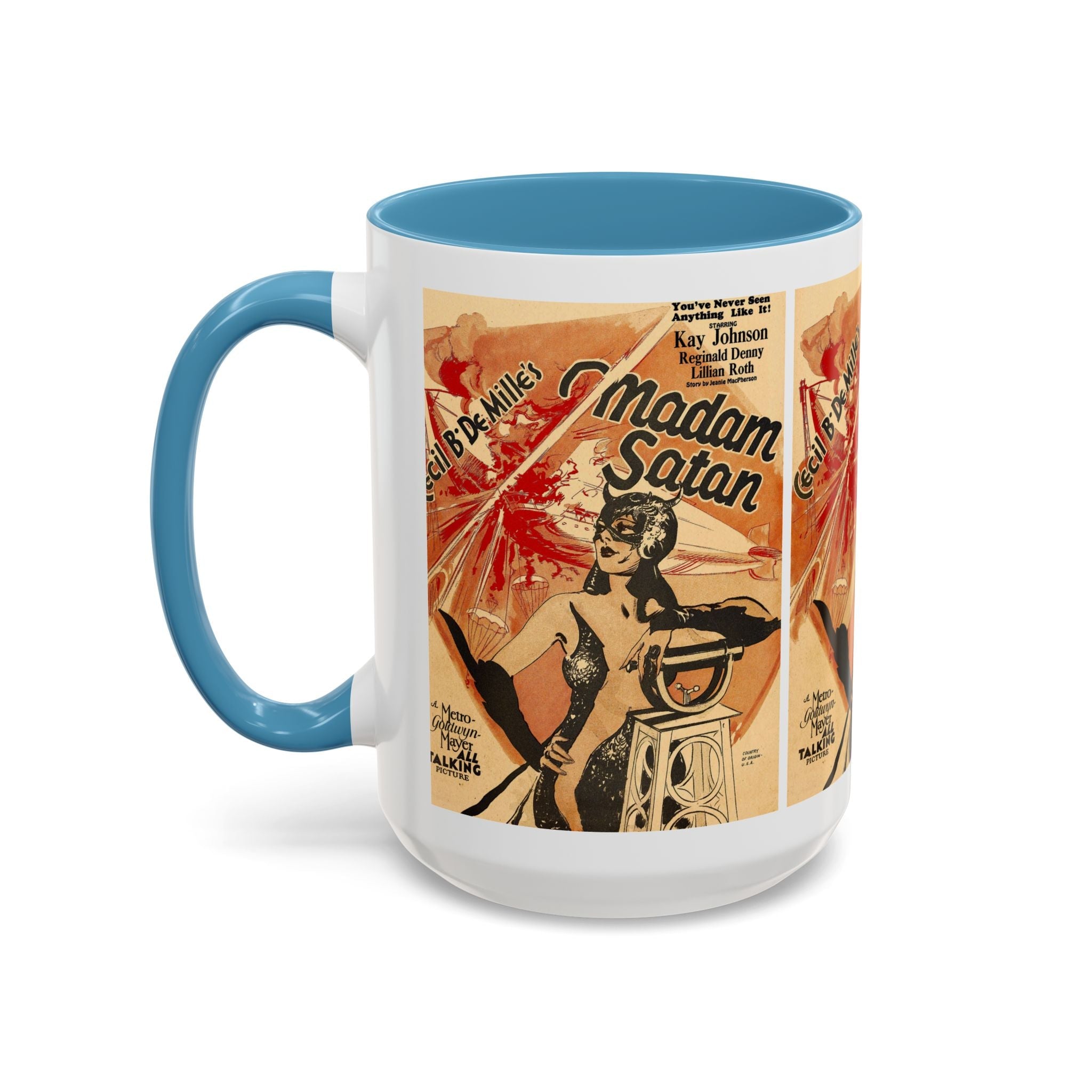 Cult Classic Movie Poster Art Accent Coffee Mug (11, 15oz) - Madame Satan 1930 - POPvault
