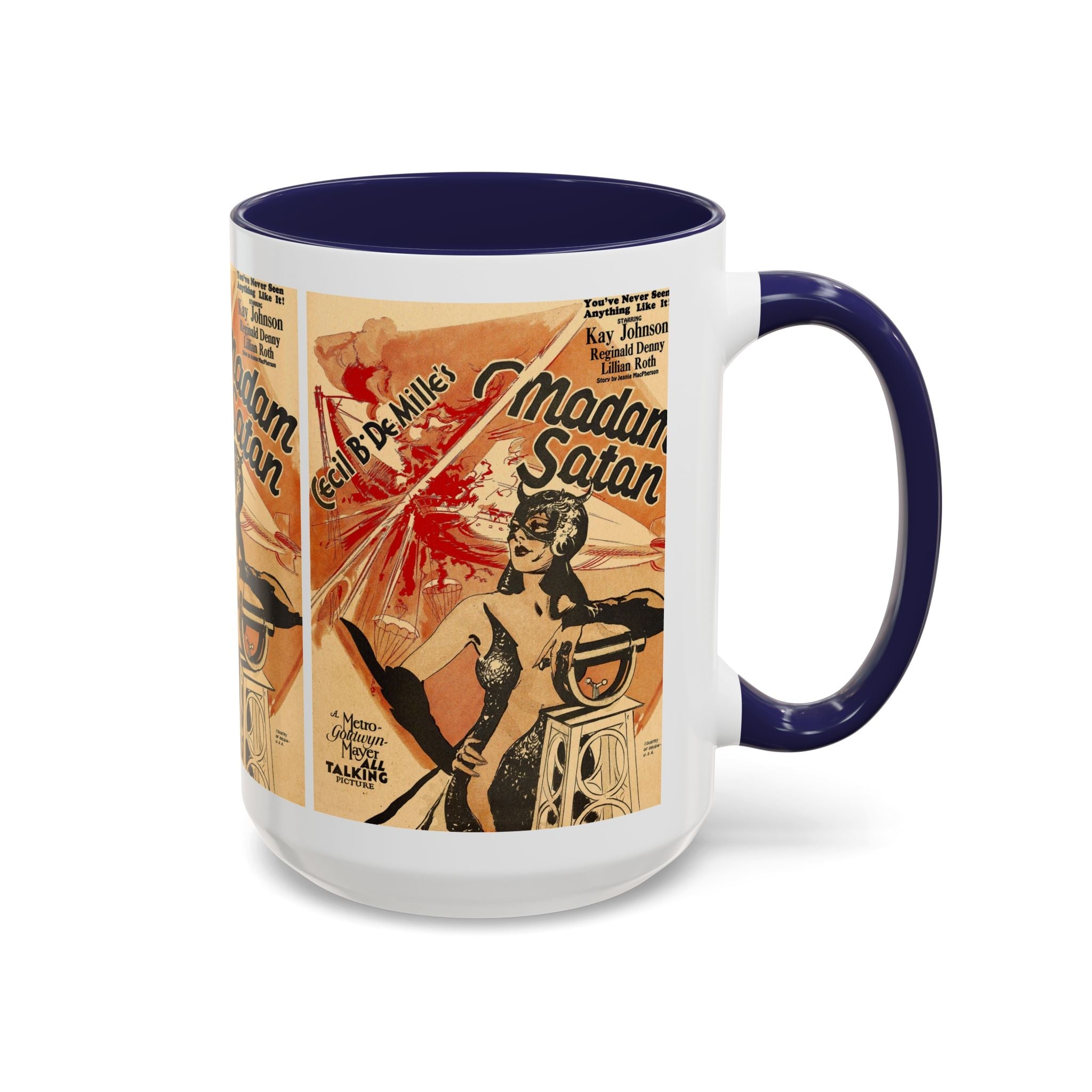 Cult Classic Movie Poster Art Accent Coffee Mug (11, 15oz) - Madame Satan 1930 - POPvault