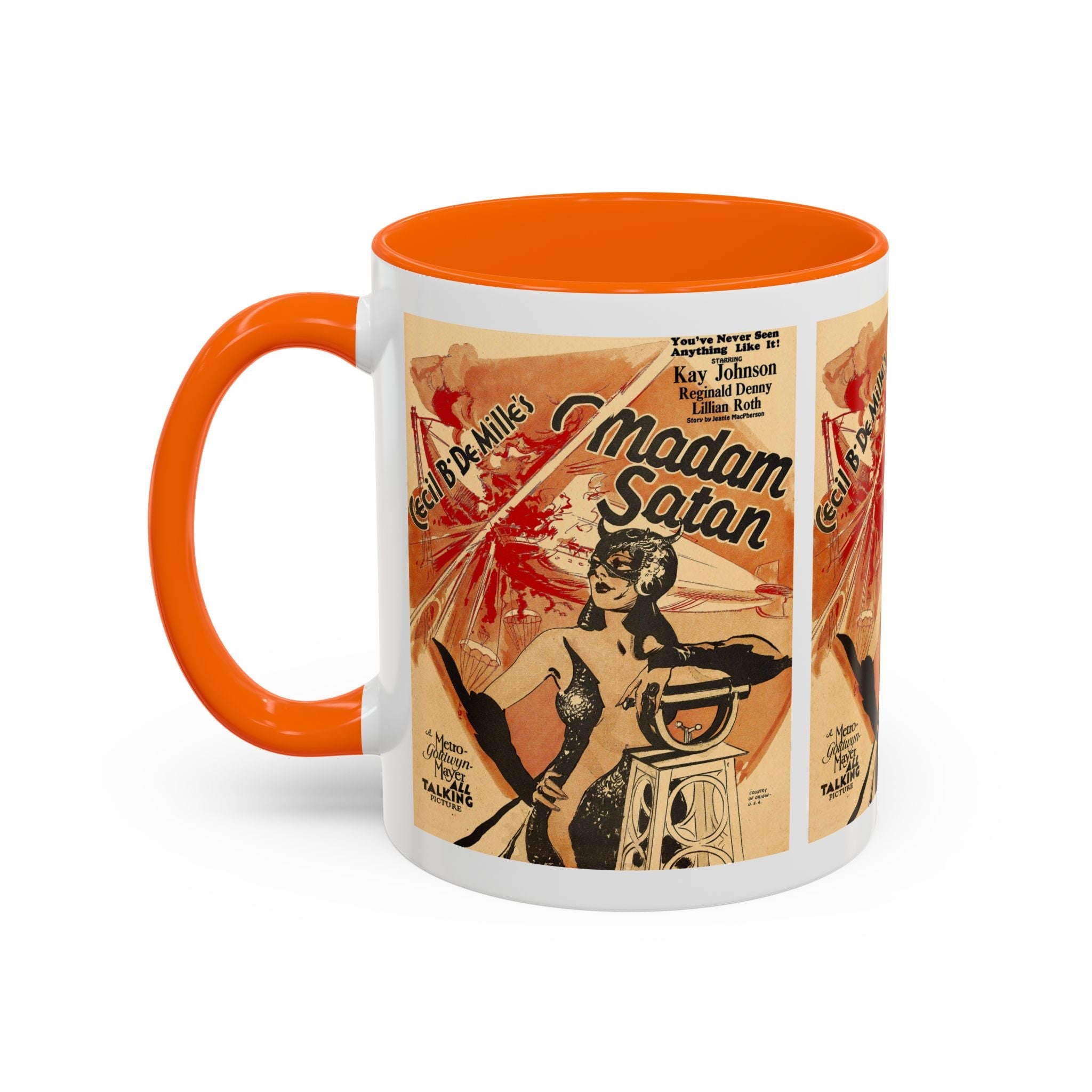 Cult Classic Movie Poster Art Accent Coffee Mug (11, 15oz) - Madame Satan 1930 - POPvault