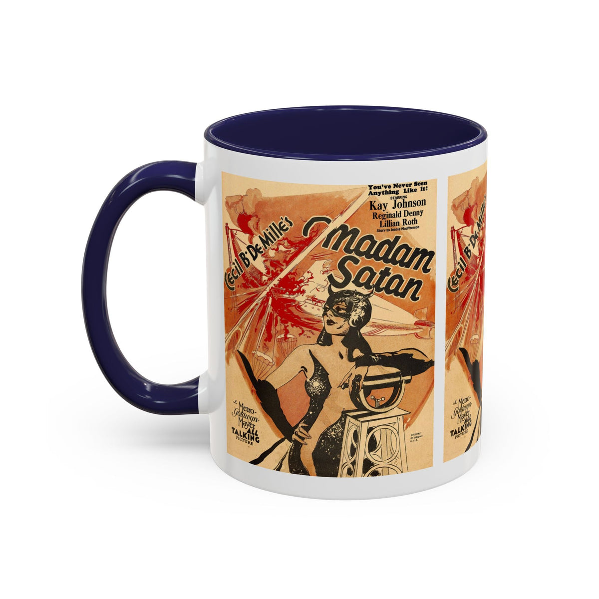 Cult Classic Movie Poster Art Accent Coffee Mug (11, 15oz) - Madame Satan 1930 - Mug