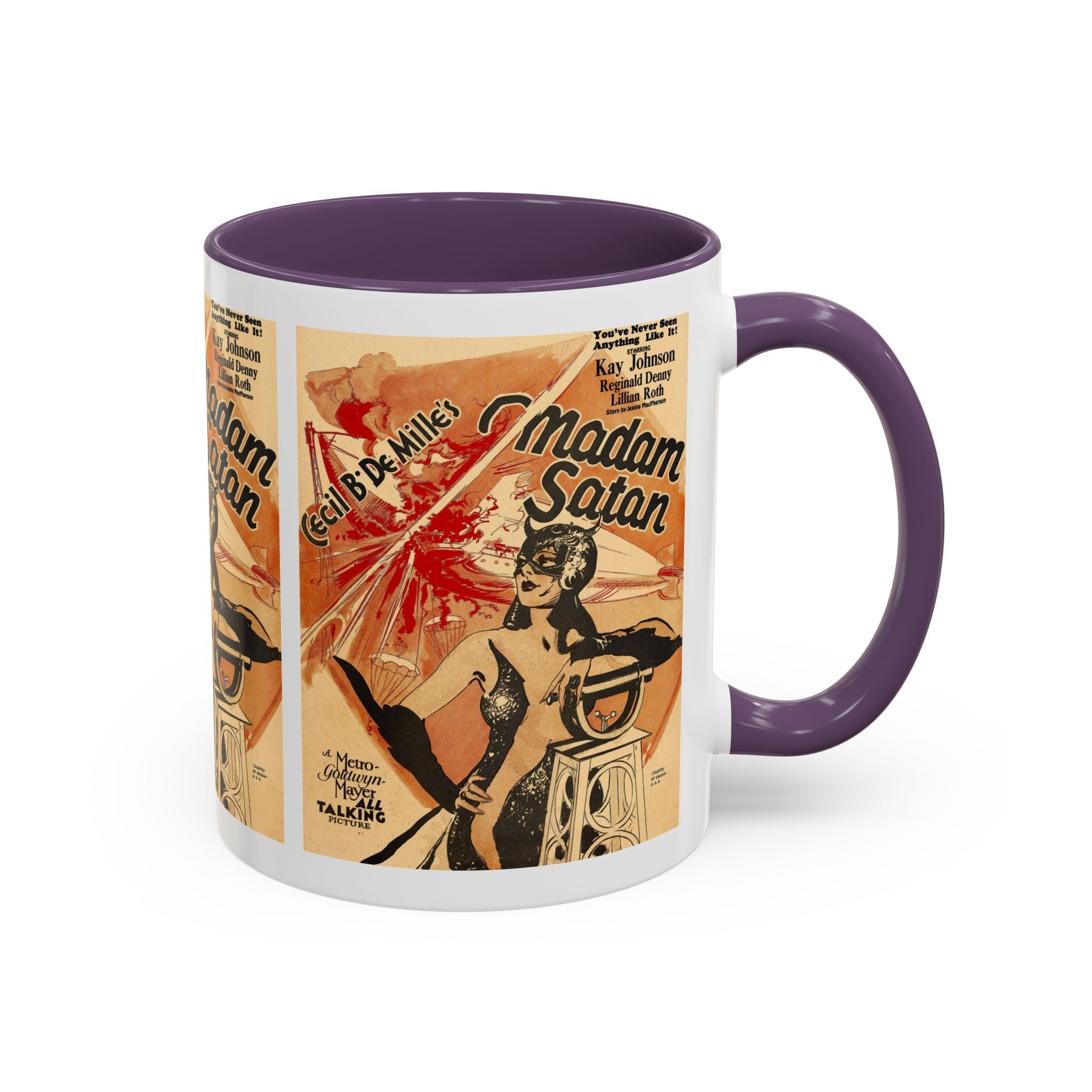 Cult Classic Movie Poster Art Accent Coffee Mug (11, 15oz) - Madame Satan 1930 - POPvault