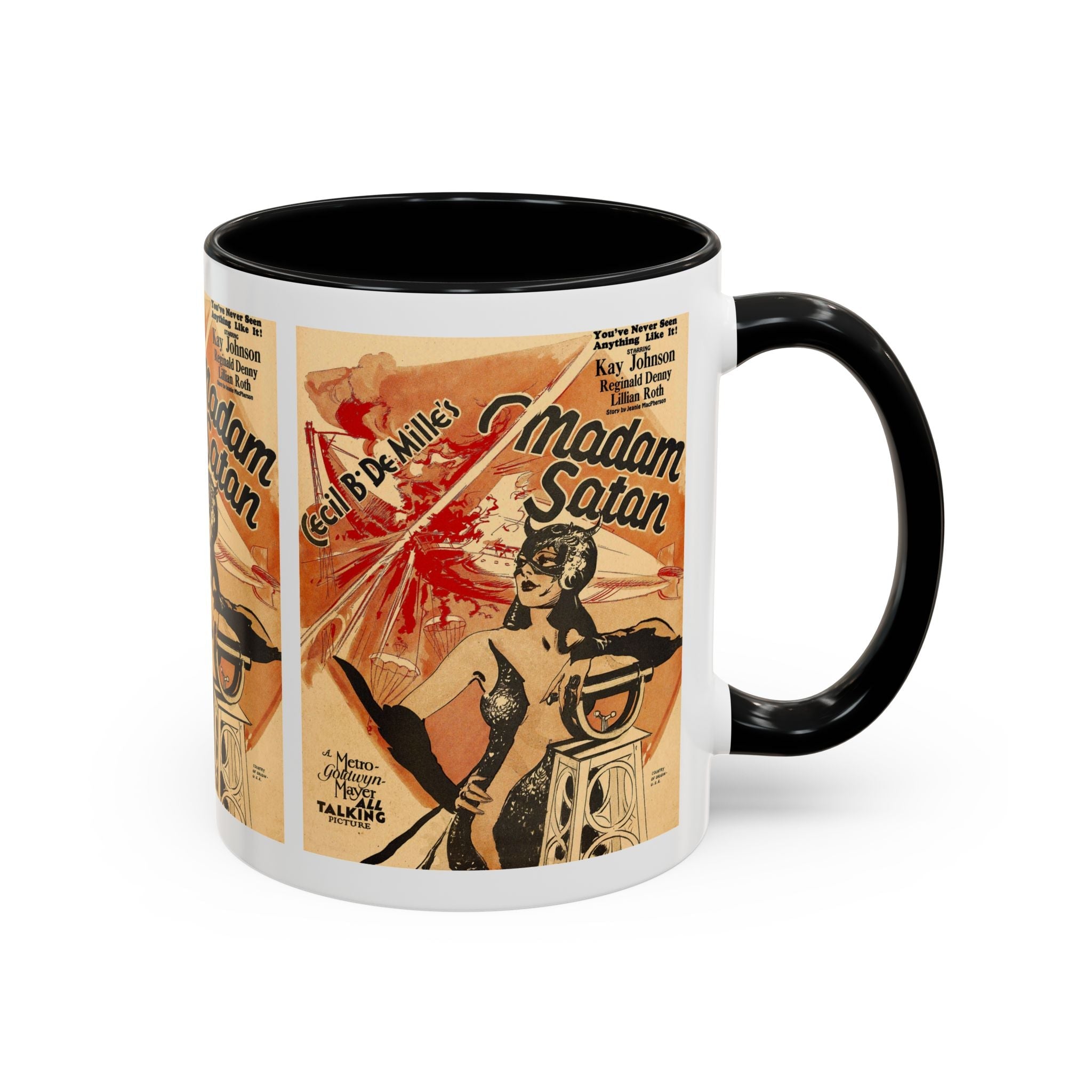Cult Classic Movie Poster Art Accent Coffee Mug (11, 15oz) - Madame Satan 1930 - POPvault