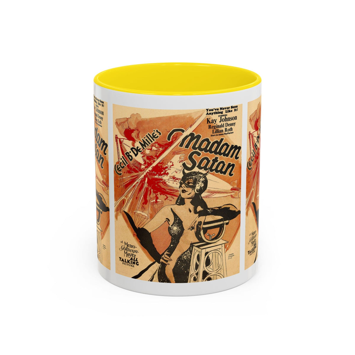 Cult Classic Movie Poster Art Accent Coffee Mug (11, 15oz) - Madame Satan 1930 - Mug
