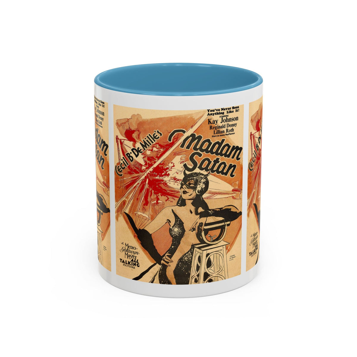 Cult Classic Movie Poster Art Accent Coffee Mug (11, 15oz) - Madame Satan 1930 - Mug