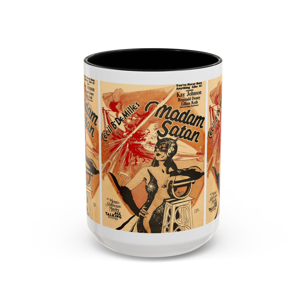 Cult Classic Movie Poster Art Accent Coffee Mug (11, 15oz) - Madame Satan 1930 - Mug