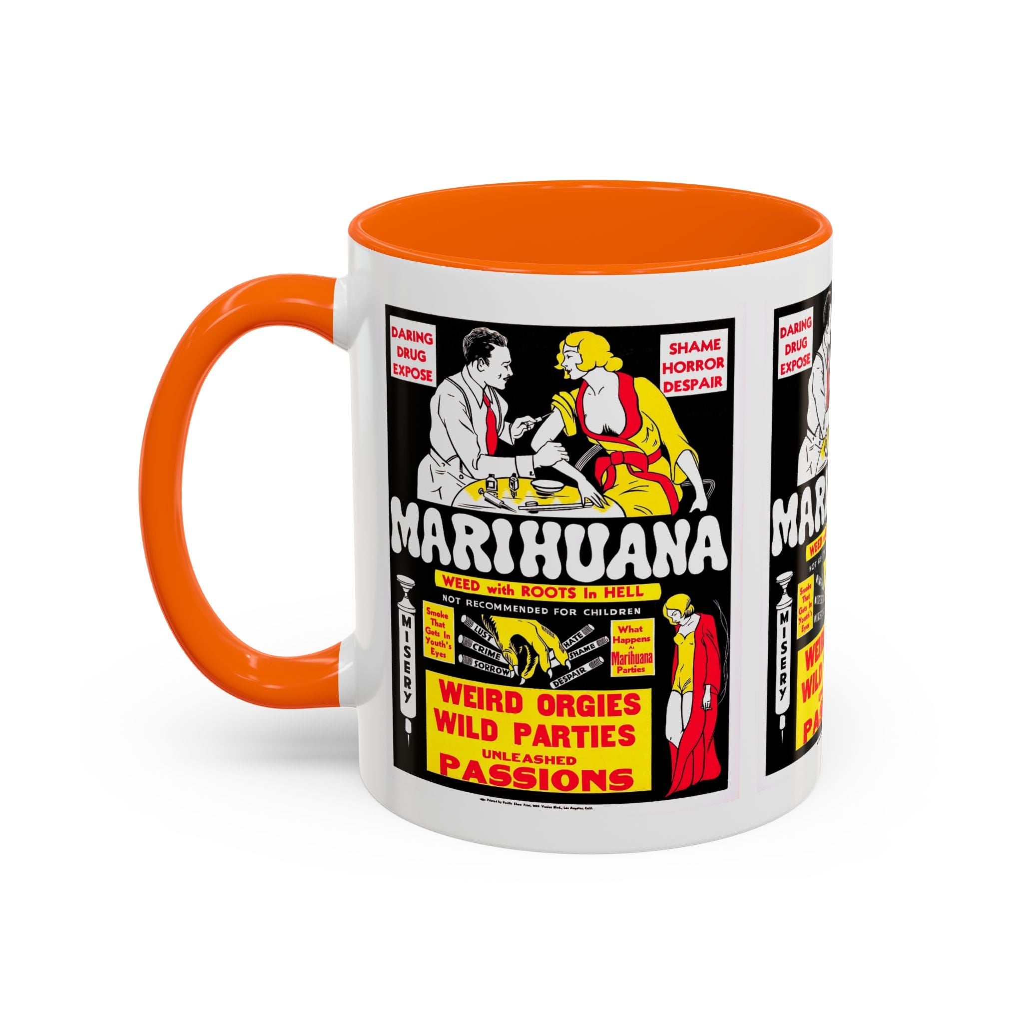 Cult Classic Movie Poster Art Accent Coffee Mug (11, 15oz) - Marihuana 1936 - POPvault