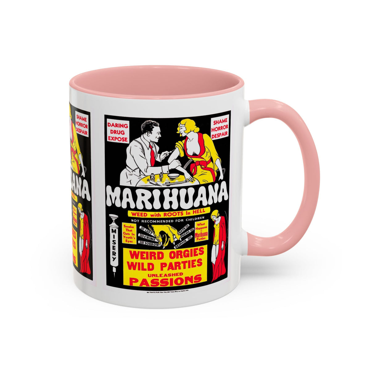 Cult Classic Movie Poster Art Accent Coffee Mug (11, 15oz) - Marihuana 1936 - Mug