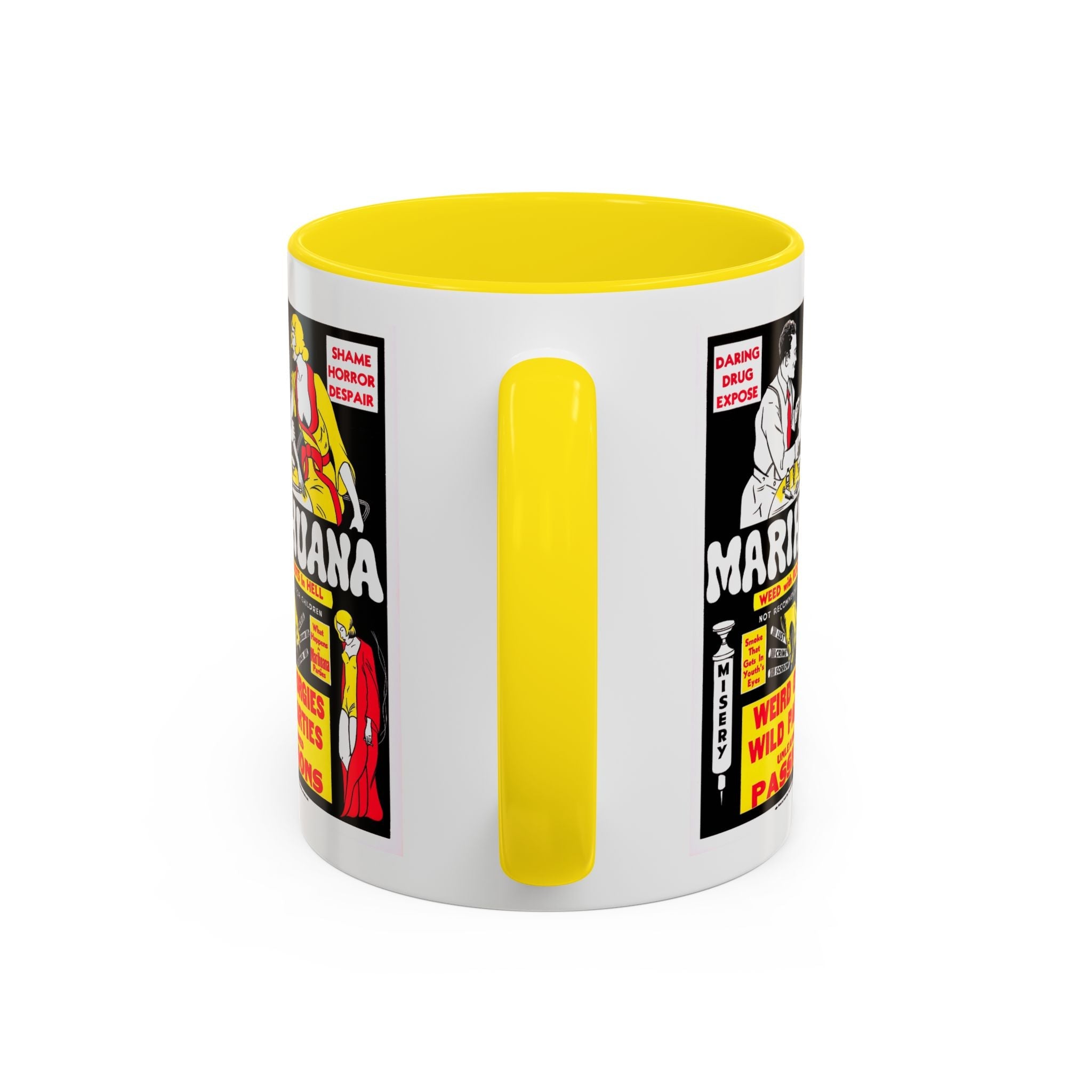 Cult Classic Movie Poster Art Accent Coffee Mug (11, 15oz) - Marihuana 1936 - POPvault