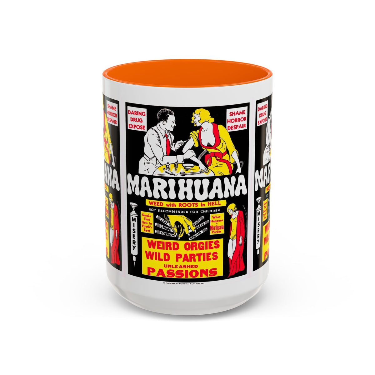 Cult Classic Movie Poster Art Accent Coffee Mug (11, 15oz) - Marihuana 1936 - Mug