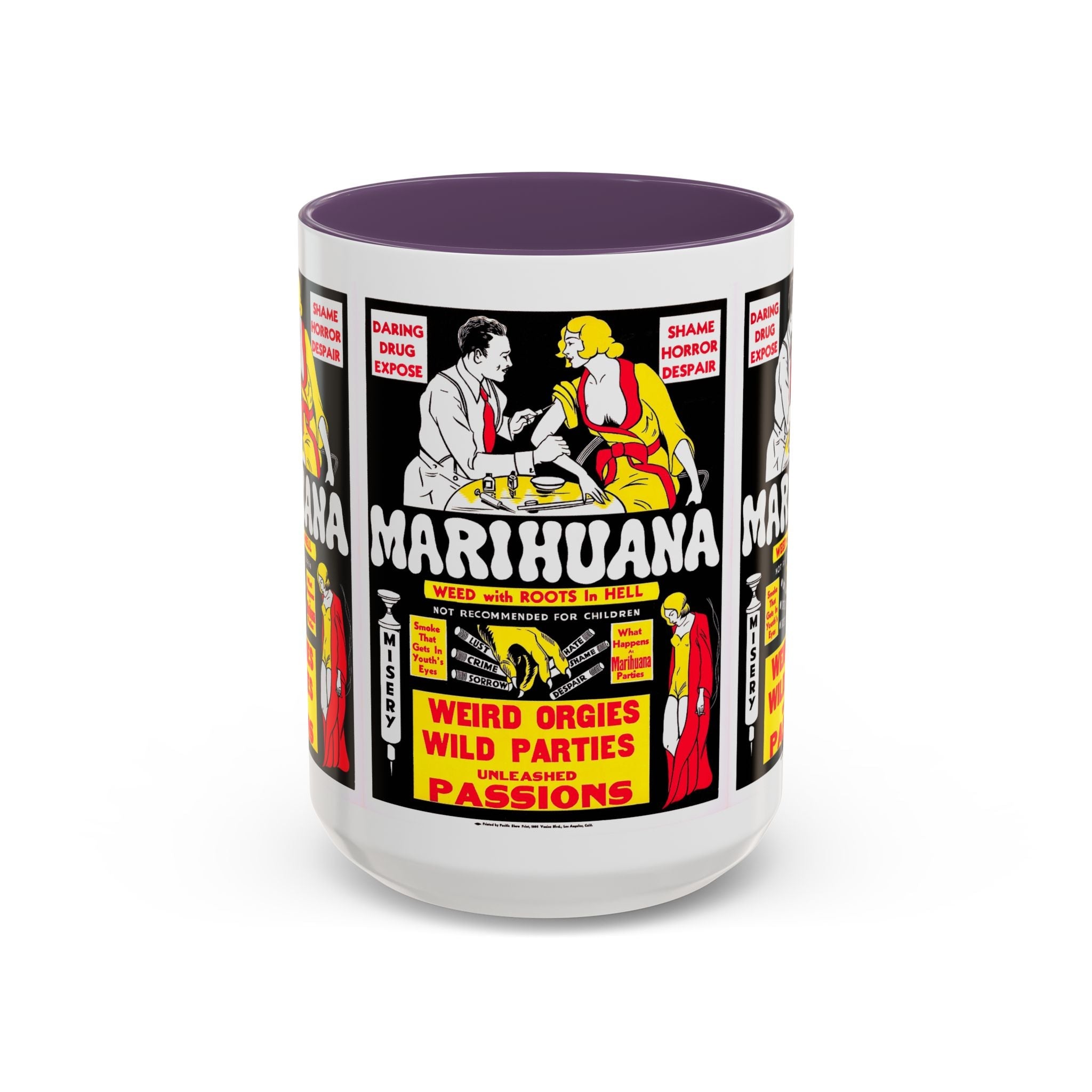 Cult Classic Movie Poster Art Accent Coffee Mug (11, 15oz) - Marihuana 1936 - POPvault