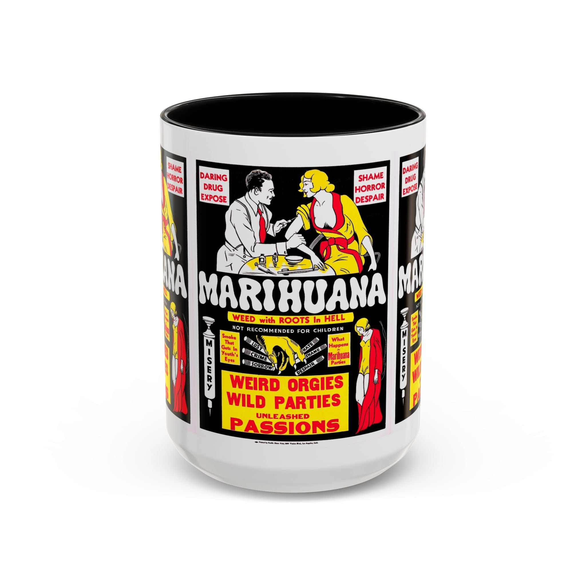 Cult Classic Movie Poster Art Accent Coffee Mug (11, 15oz) - Marihuana 1936 - POPvault