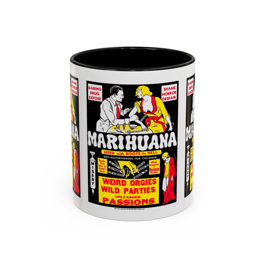 Cult Classic Movie Poster Art Accent Coffee Mug (11, 15oz) - Marihuana 1936 - Mug