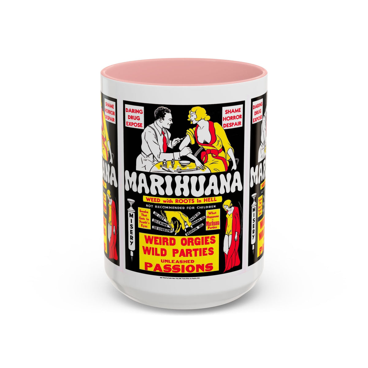 Cult Classic Movie Poster Art Accent Coffee Mug (11, 15oz) - Marihuana 1936 - Mug