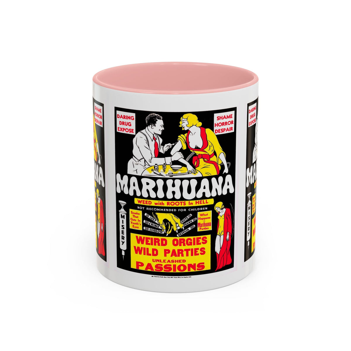 Cult Classic Movie Poster Art Accent Coffee Mug (11, 15oz) - Marihuana 1936 - Mug