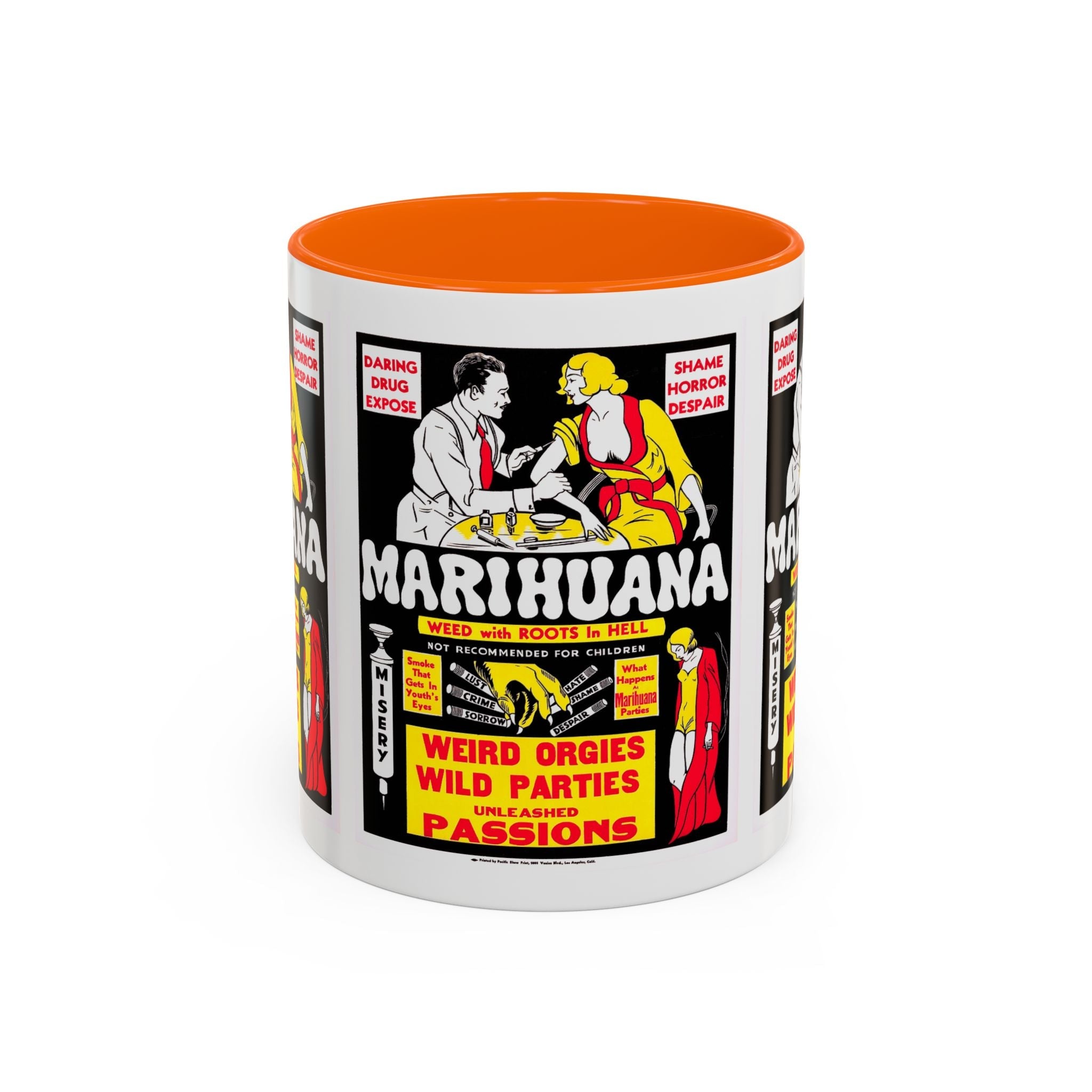 Cult Classic Movie Poster Art Accent Coffee Mug (11, 15oz) - Marihuana 1936 - POPvault