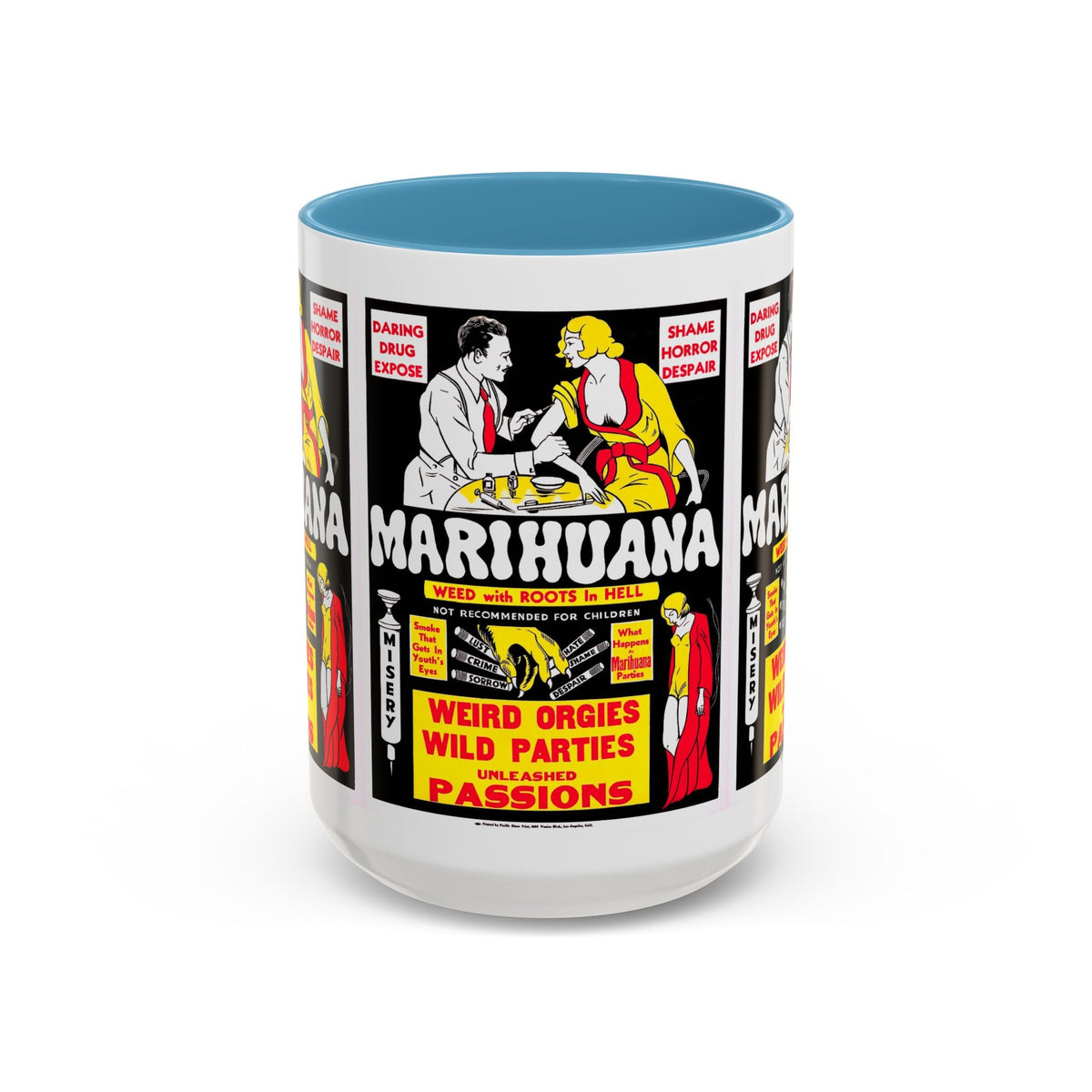 Cult Classic Movie Poster Art Accent Coffee Mug (11, 15oz) - Marihuana 1936 - Mug