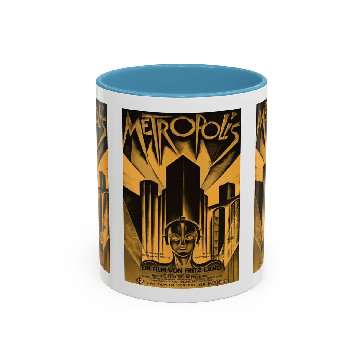 Cult Classic Movie Poster Art Accent Coffee Mug (11, 15oz) - Metropolis Original 1927 - Mug