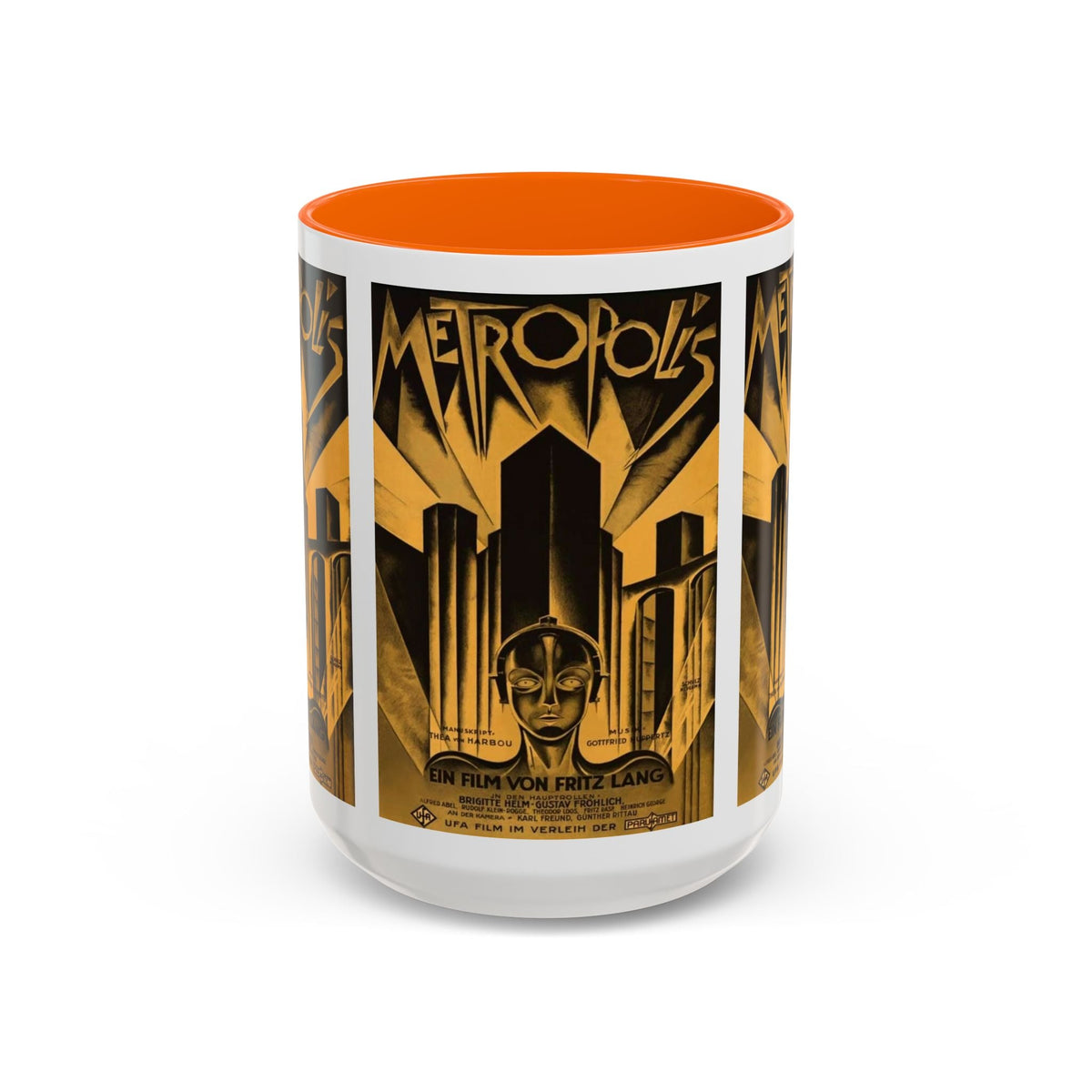 Cult Classic Movie Poster Art Accent Coffee Mug (11, 15oz) - Metropolis Original 1927 - Mug